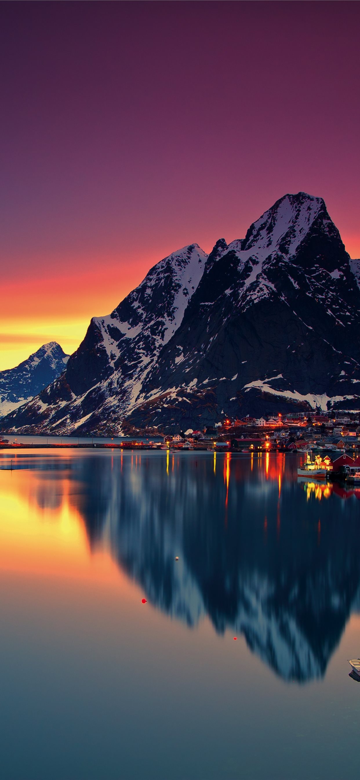 Norway Lofoten islands Europe Mountains