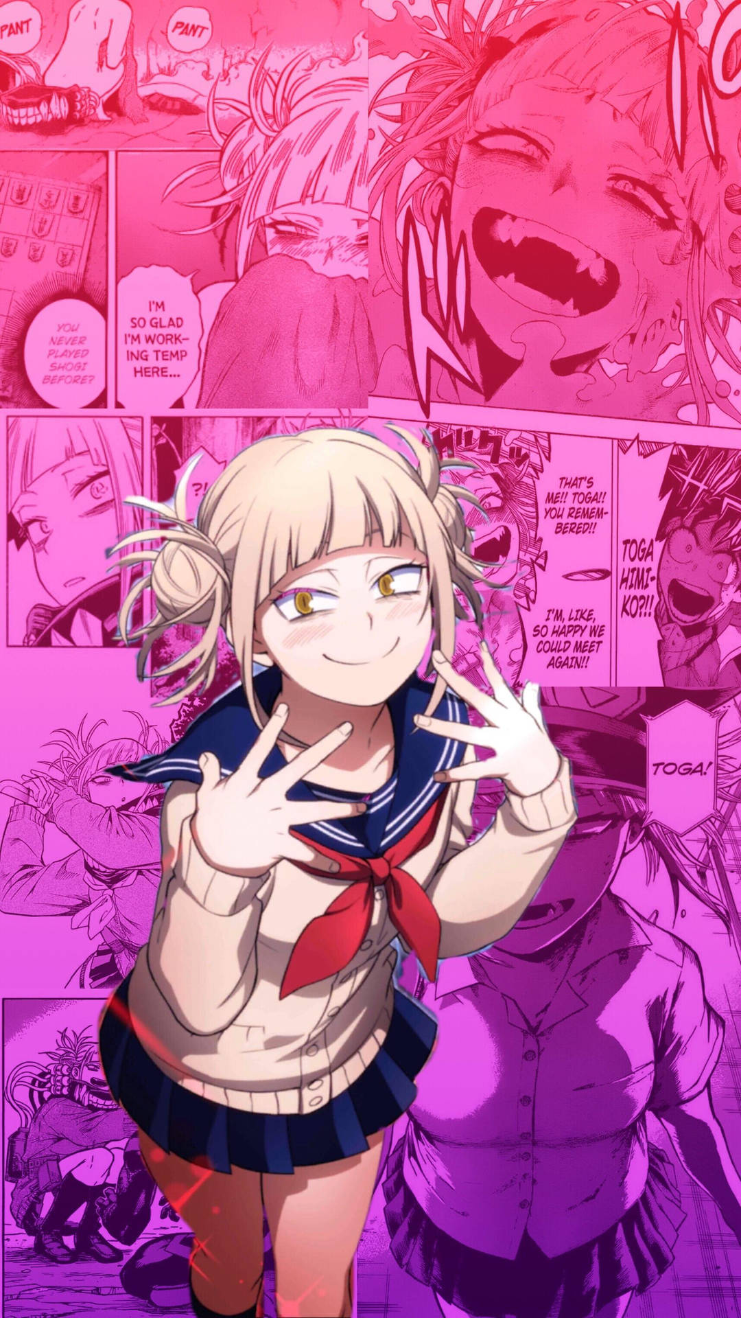 Manga iPhone Himiko Toga Wallpaper