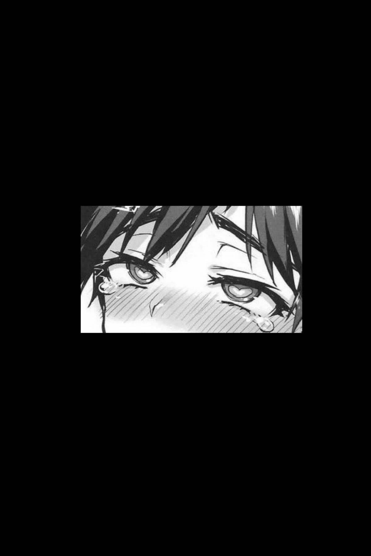 Anime Black And White iPhone HD
