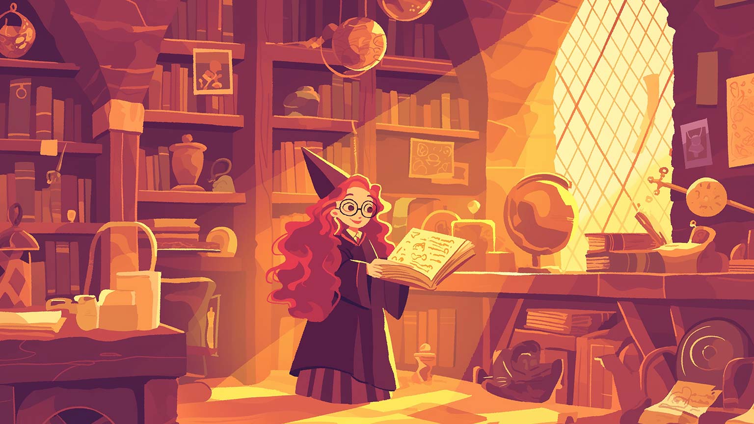 Harry Potter Wizard Girl Desktop
