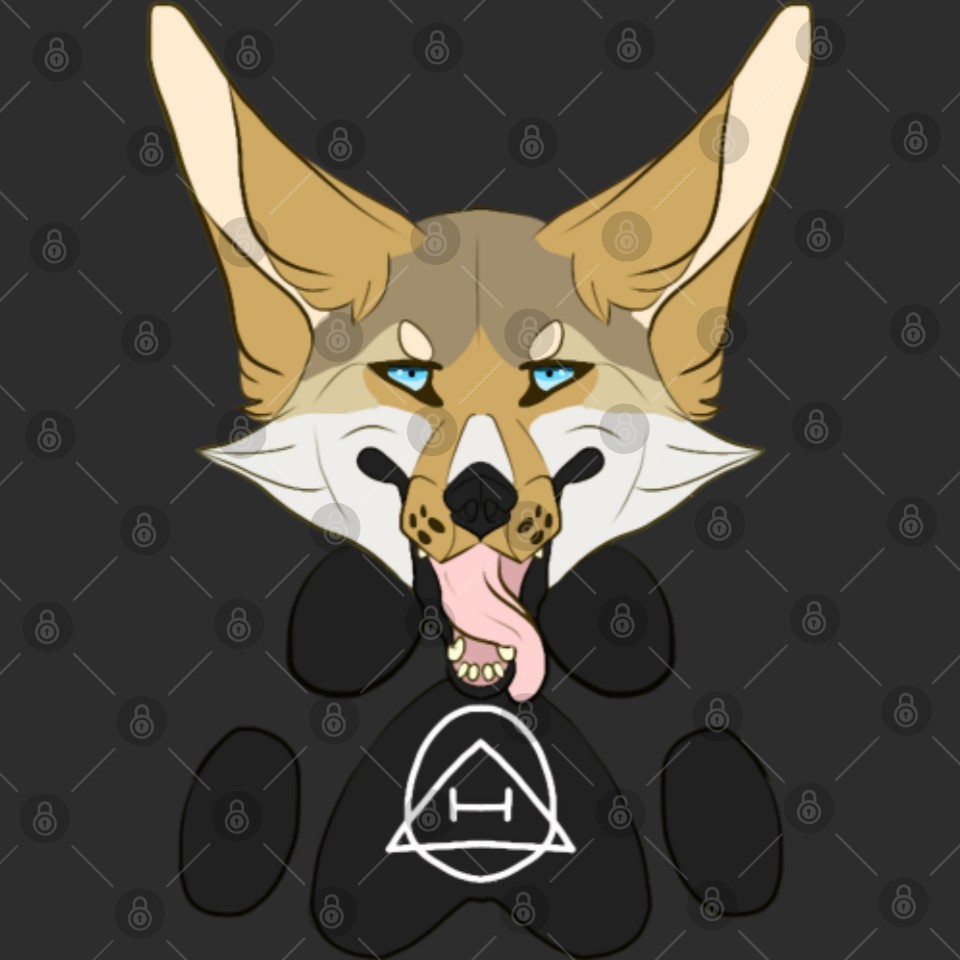 Canine Coyote Therian House Flags sold