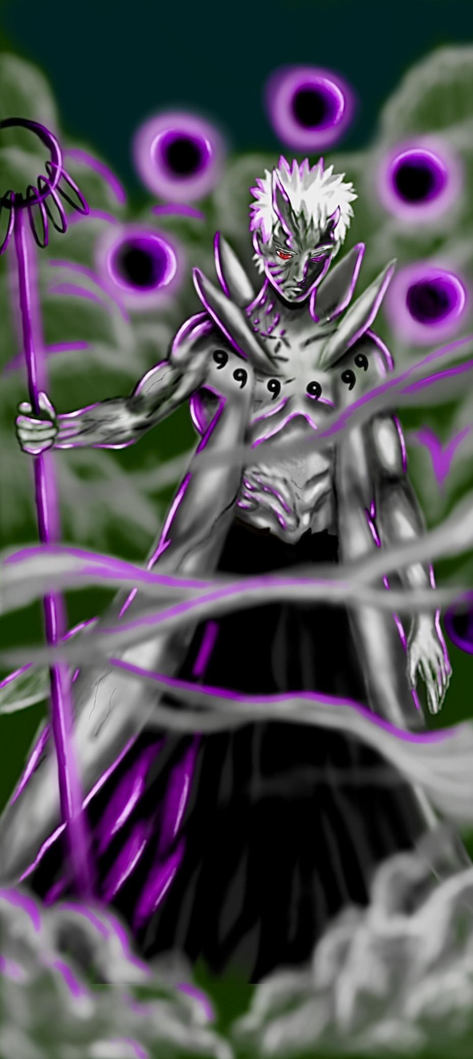 Digital art I made of Obito Uchiha