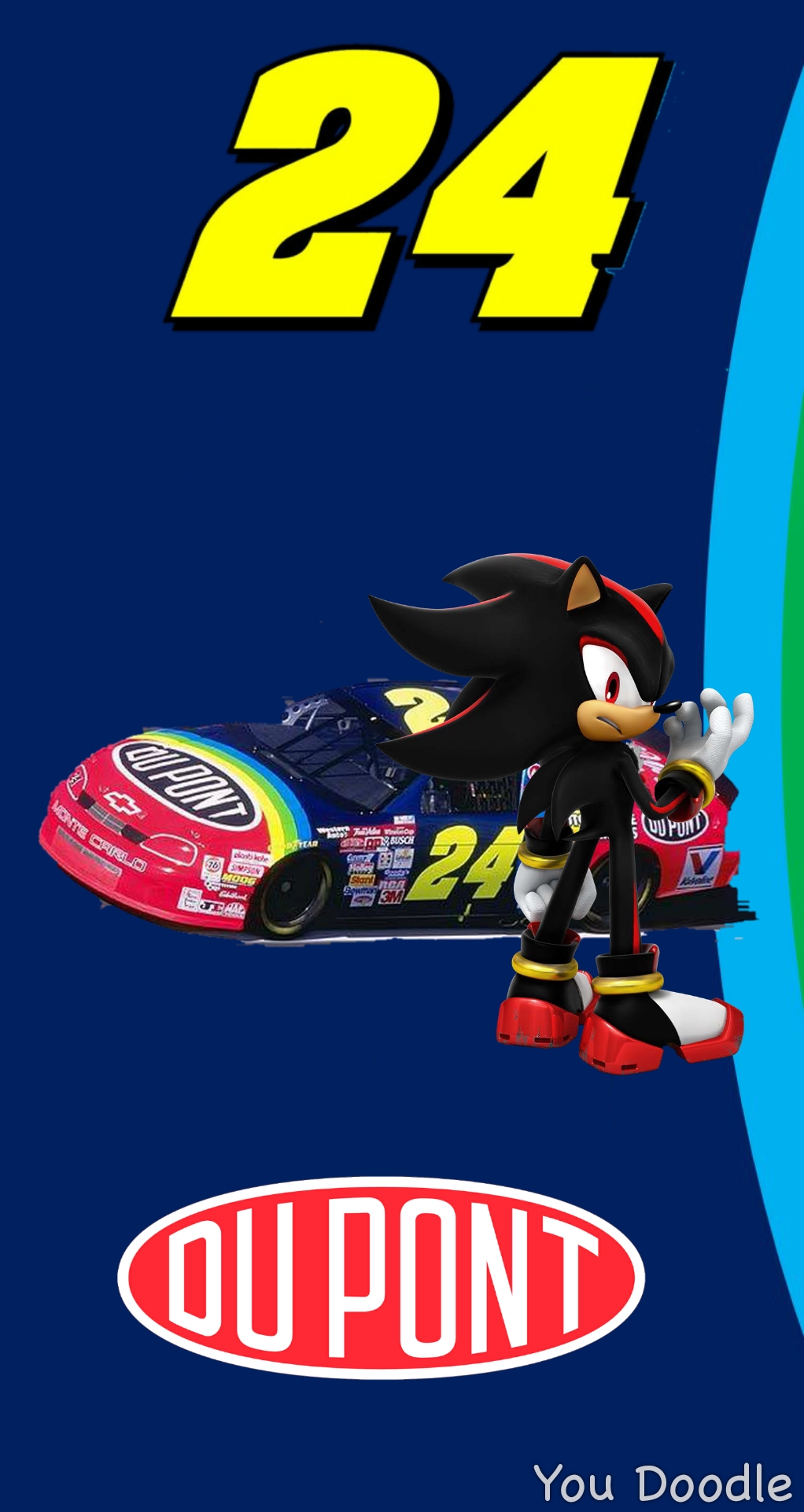 Shadow and Jeff Gordon fans