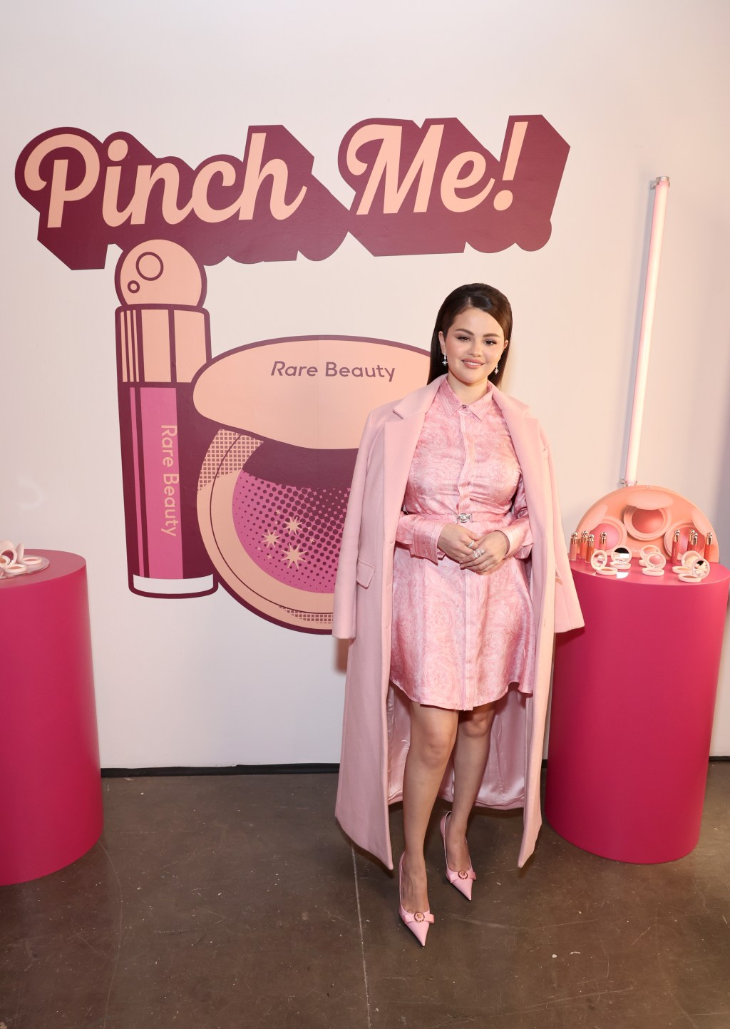Selena Gomez Matches Her All Pink