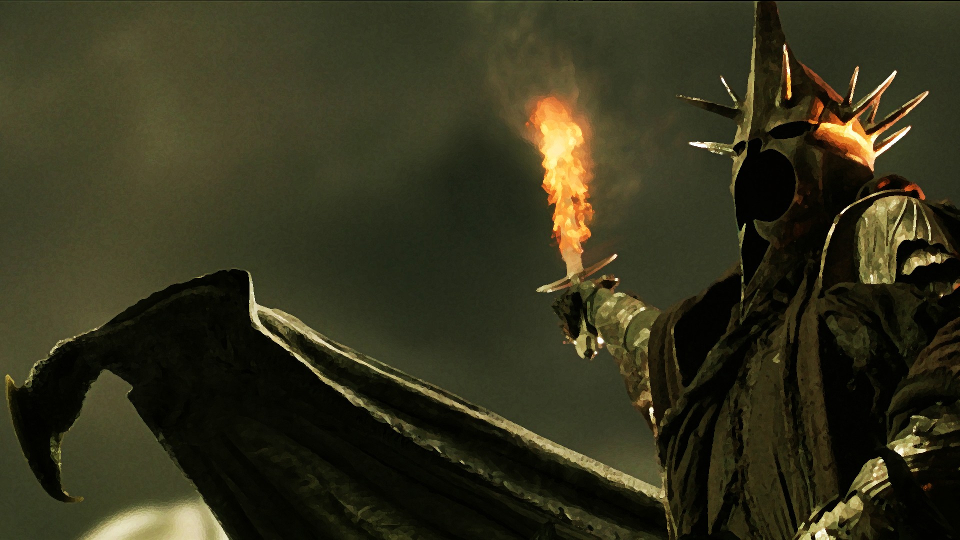 fire, Witchking of Angmar, Nazgl