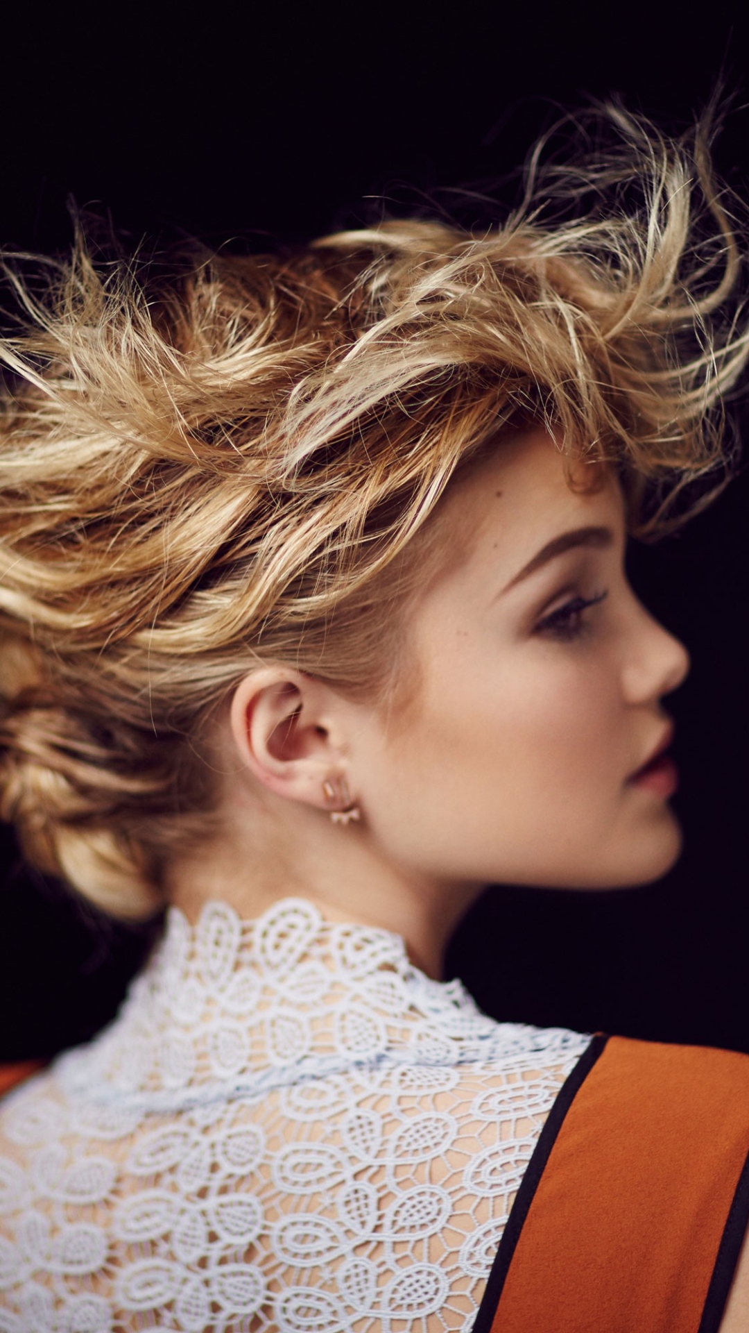 Mobile wallpaper: Blonde, Face, Model