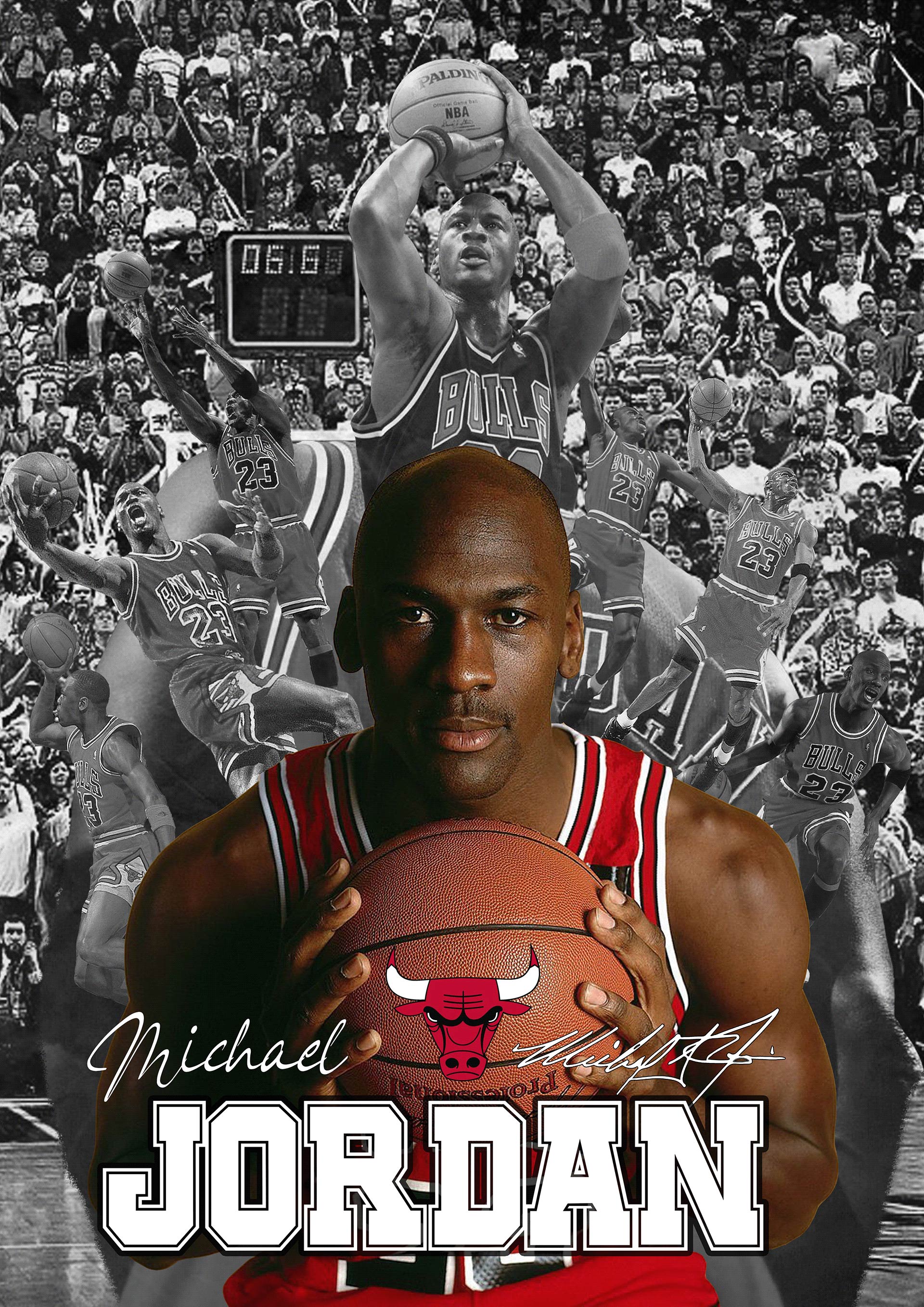Michael Jordan Iconic Edit Wallpaper