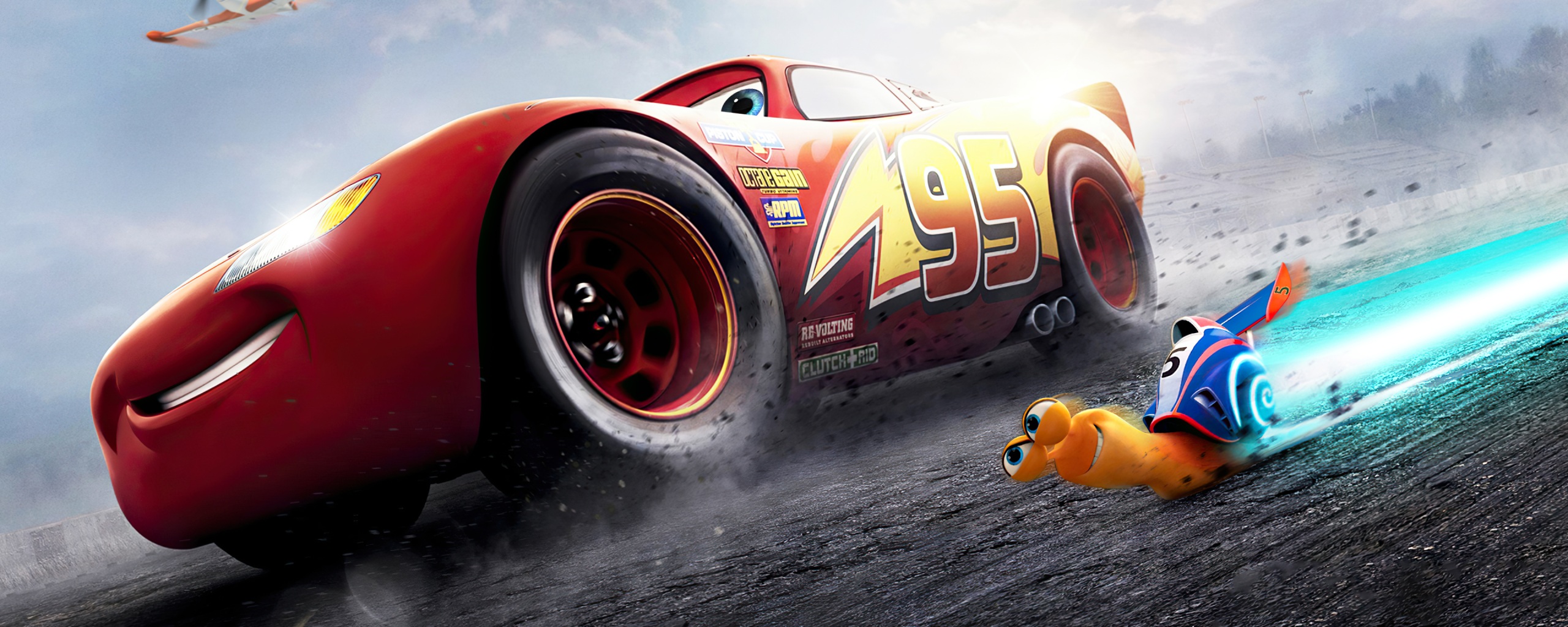 Lightning Mcqueen And Turbo 4k