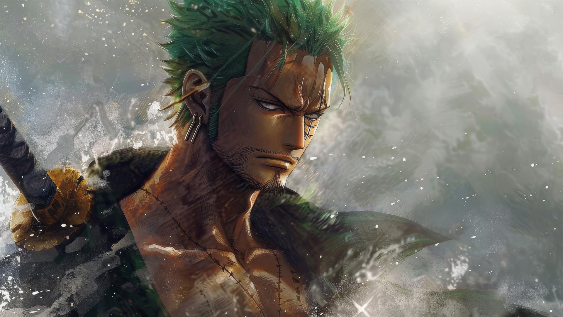4K HD Wallpaper: Roronoa Zoro