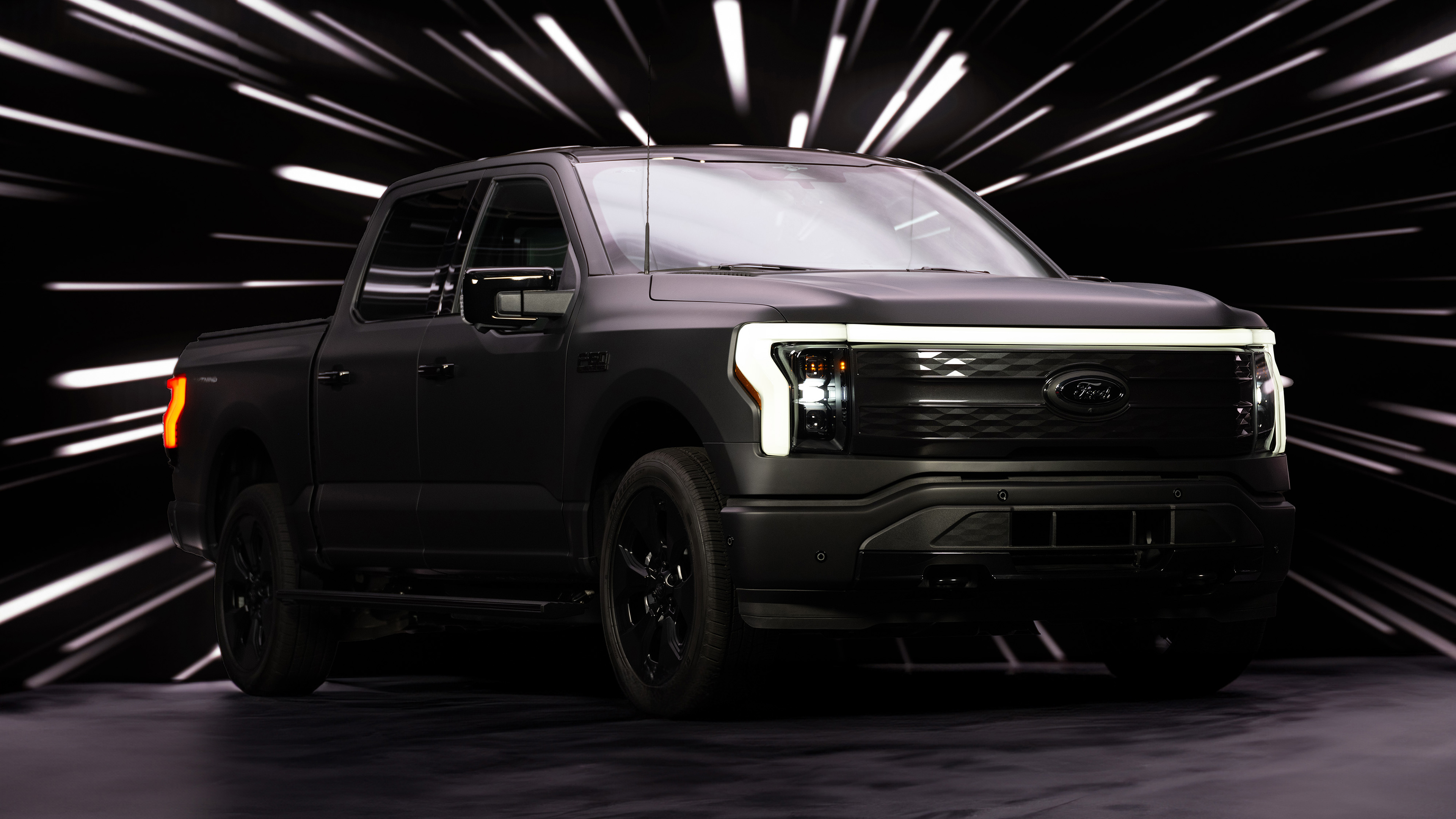 Ford F 150 Lightning Platinum Black