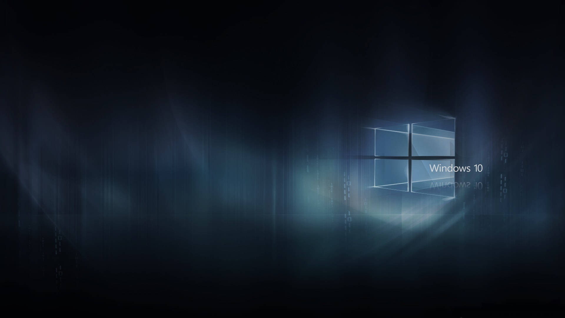 Black Windows 10 HD Wallpaper