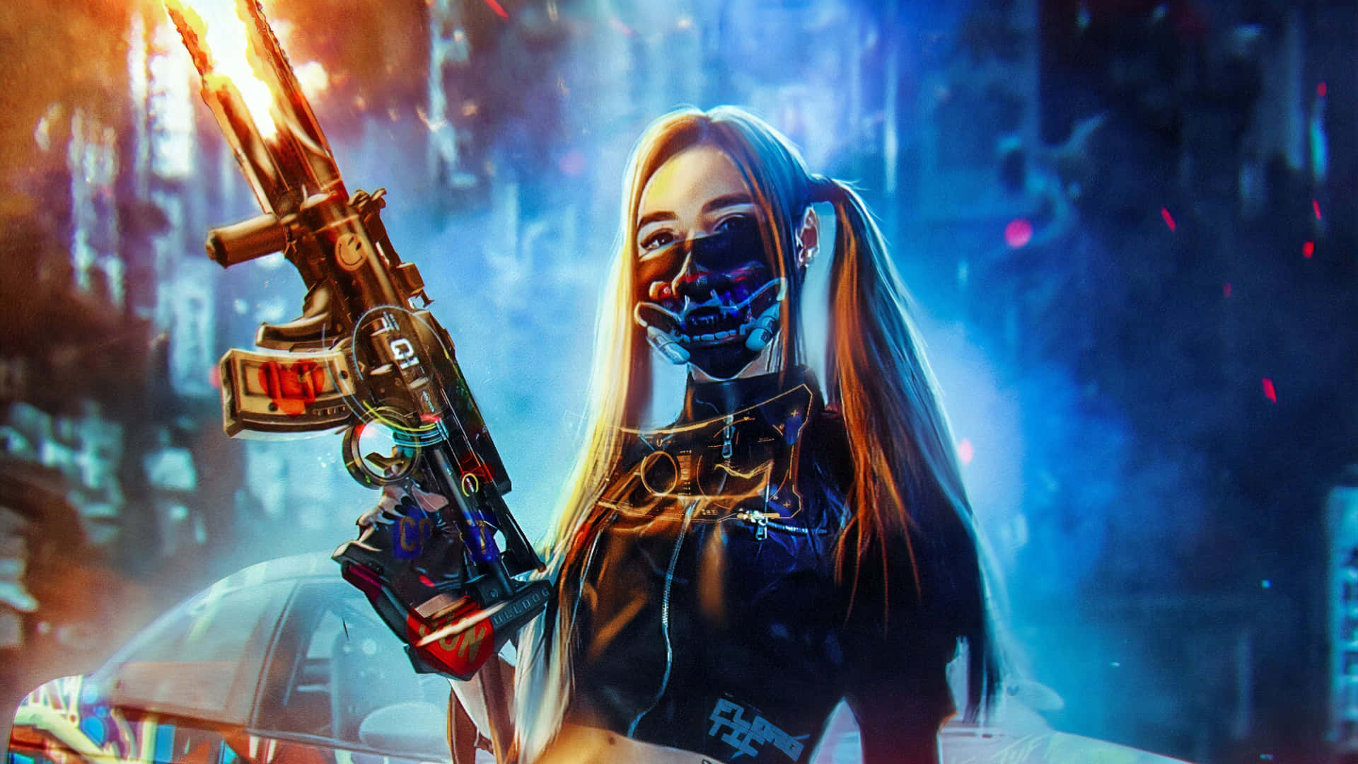 Kawaii Gaming Girl Wallpaper