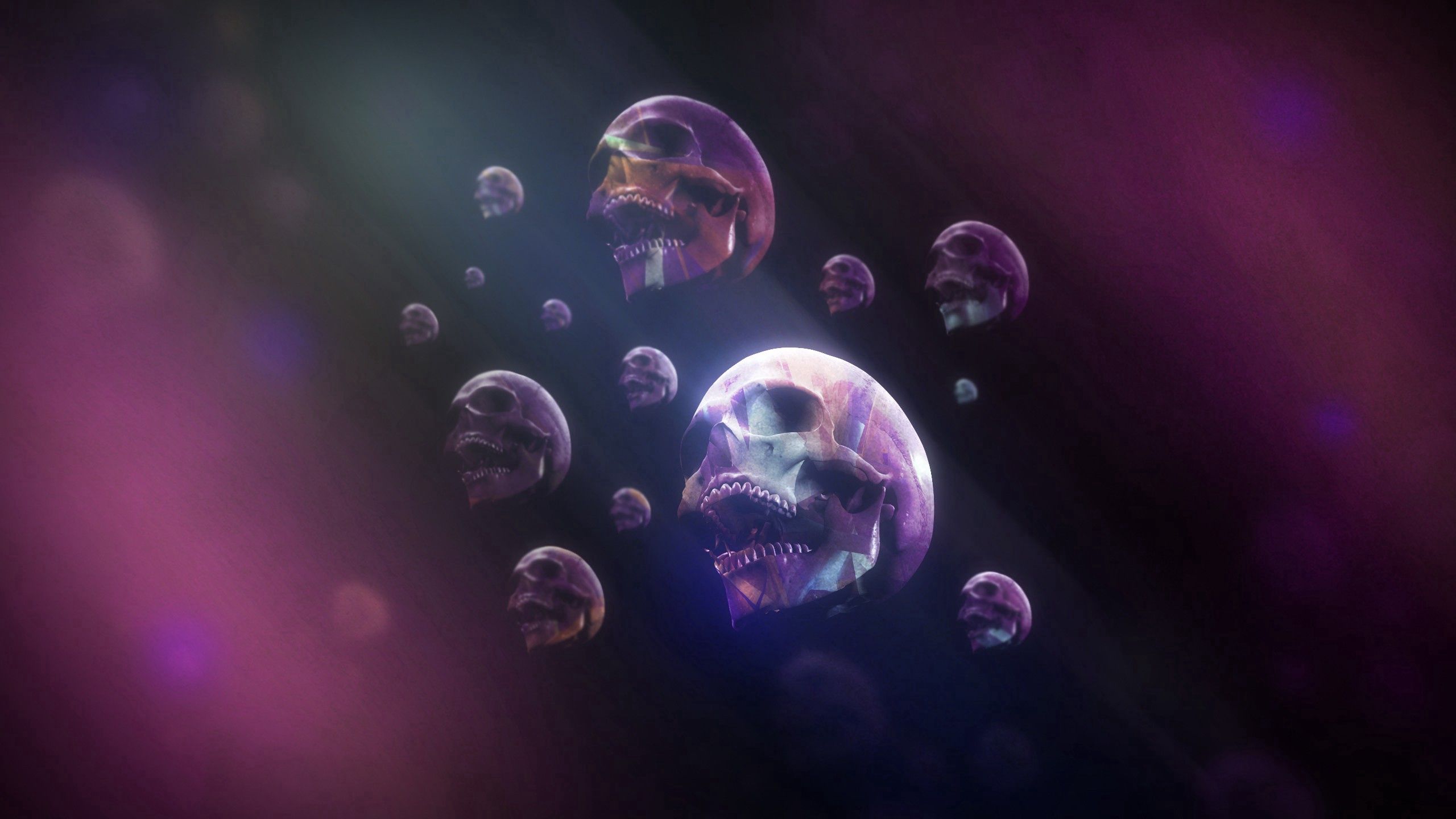 Skull wallpaper for desktop, download