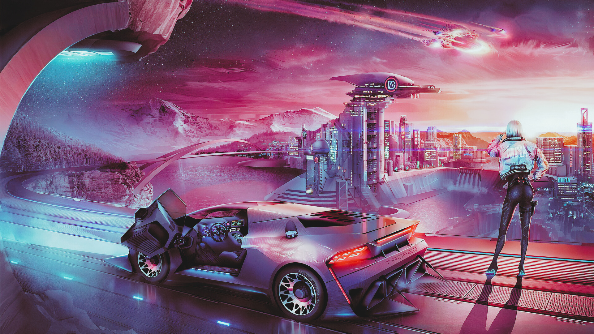 Best Cyberpunk Car Wallpaper