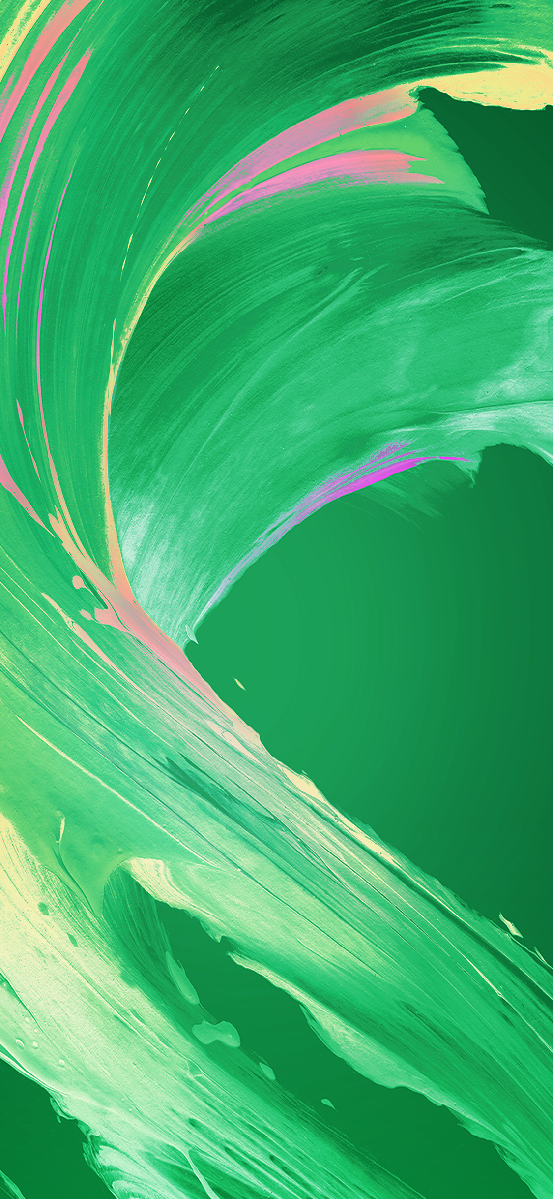 Paint Green Art Xperia Pattern