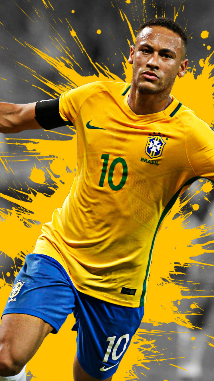 Neymar for Brazil national team 750x1334