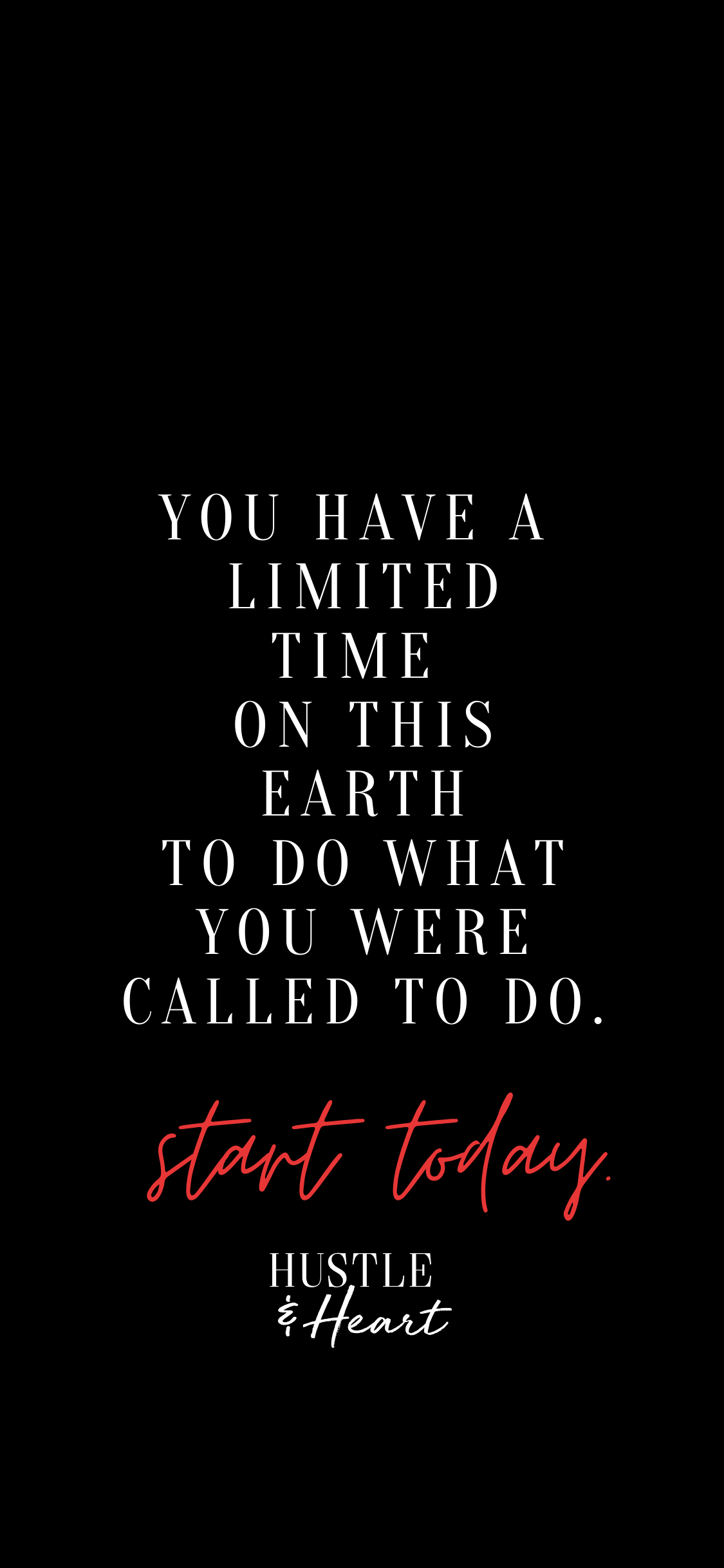 Wallpaper. Hustle & Heart