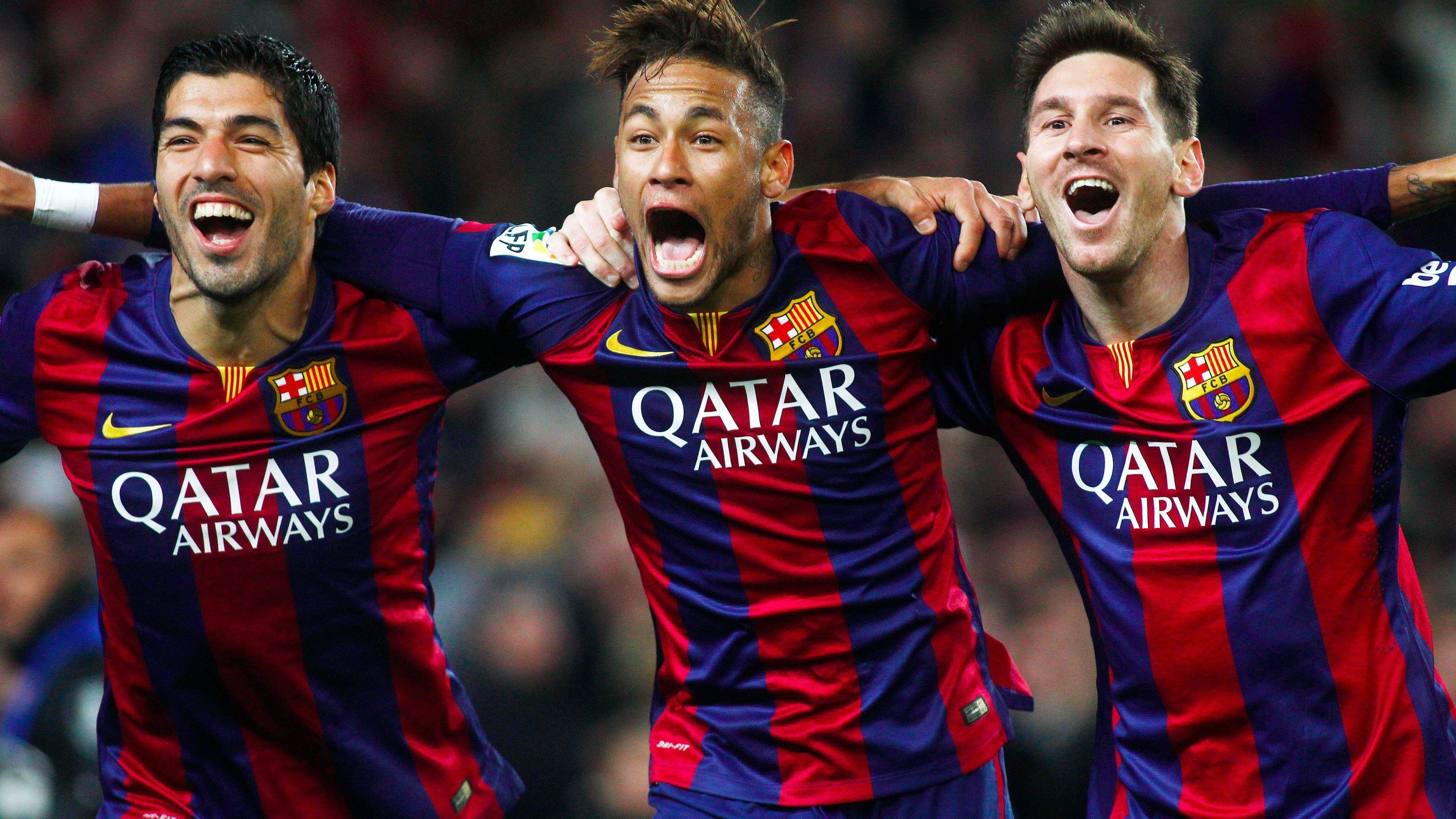 HD wallpaper: Messi Suarez Neymar 2017