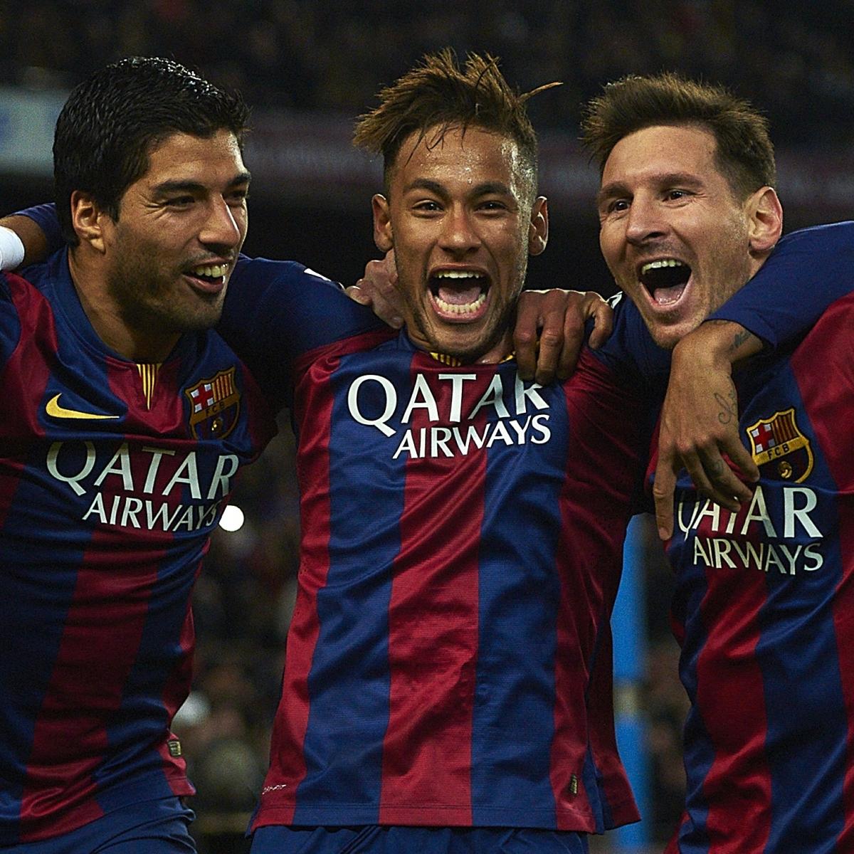 Lionel Messi, Neymar, Luis Suarez Are