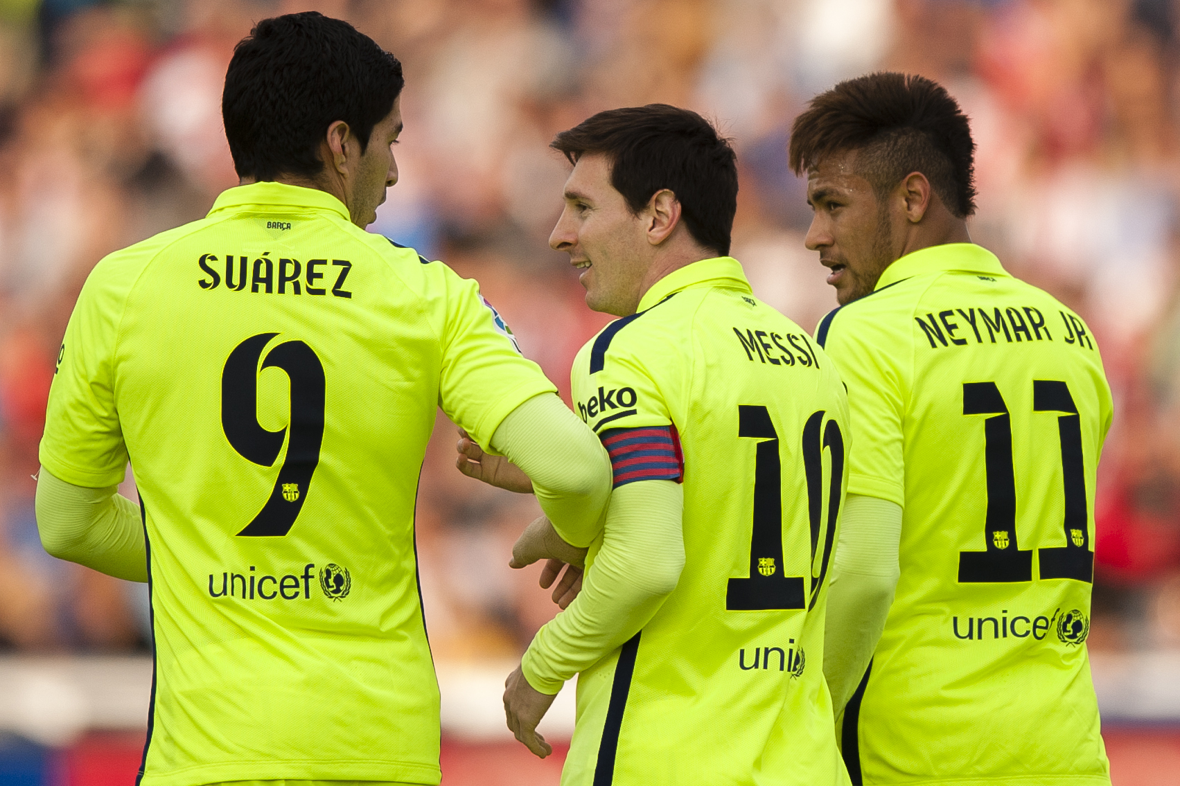 Lionel Messi, Neymar, Luis Suarez