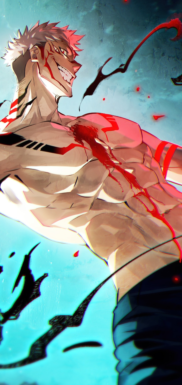 Mobile wallpaper: Anime, Sukuna