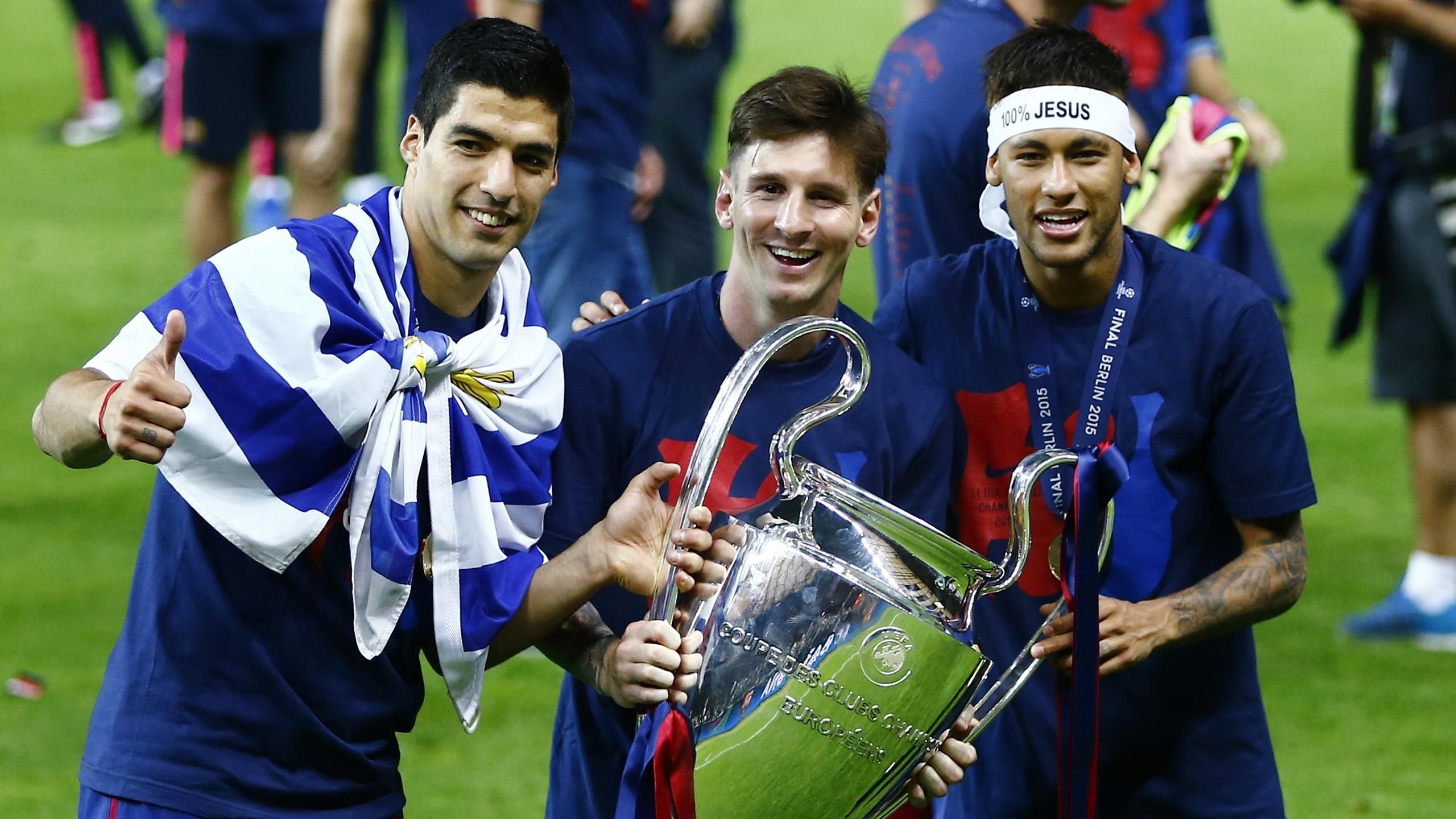 Lionel Messi, Neymar and Luis Suarez