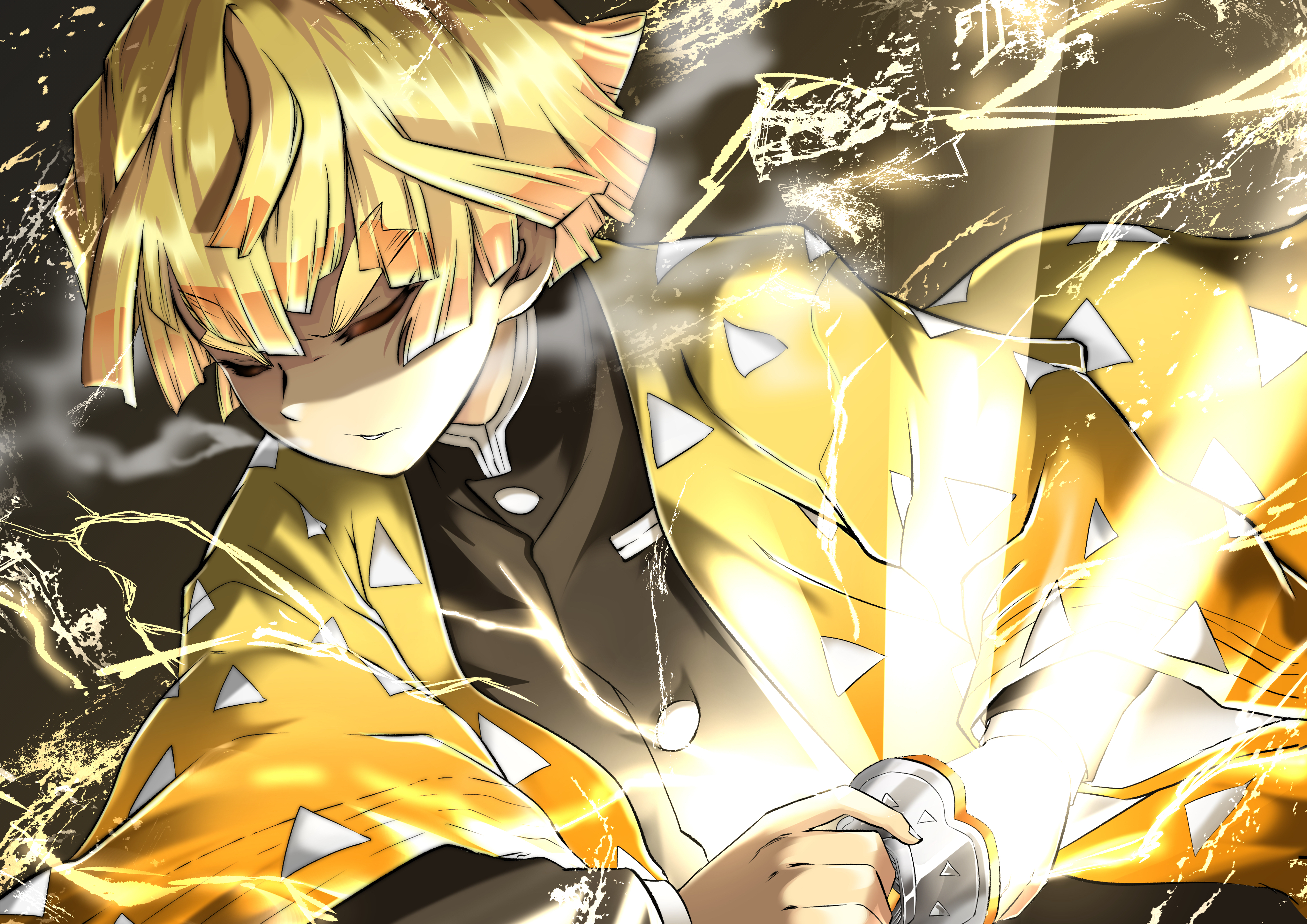 Download Zenitsu Agatsuma Anime Demon