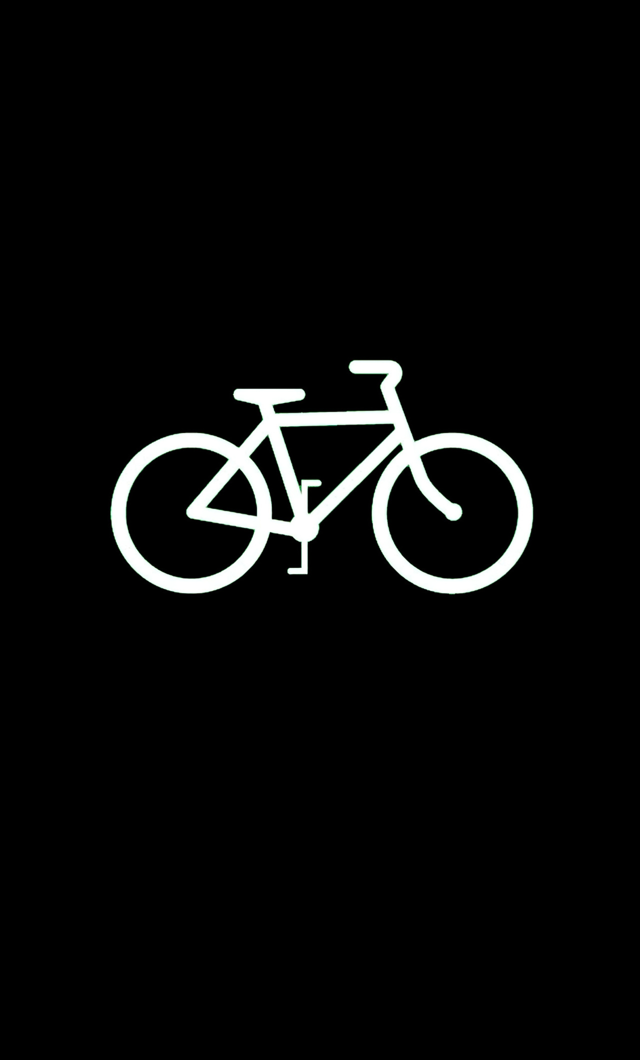 Bicycle Dark Black Minimal 4k