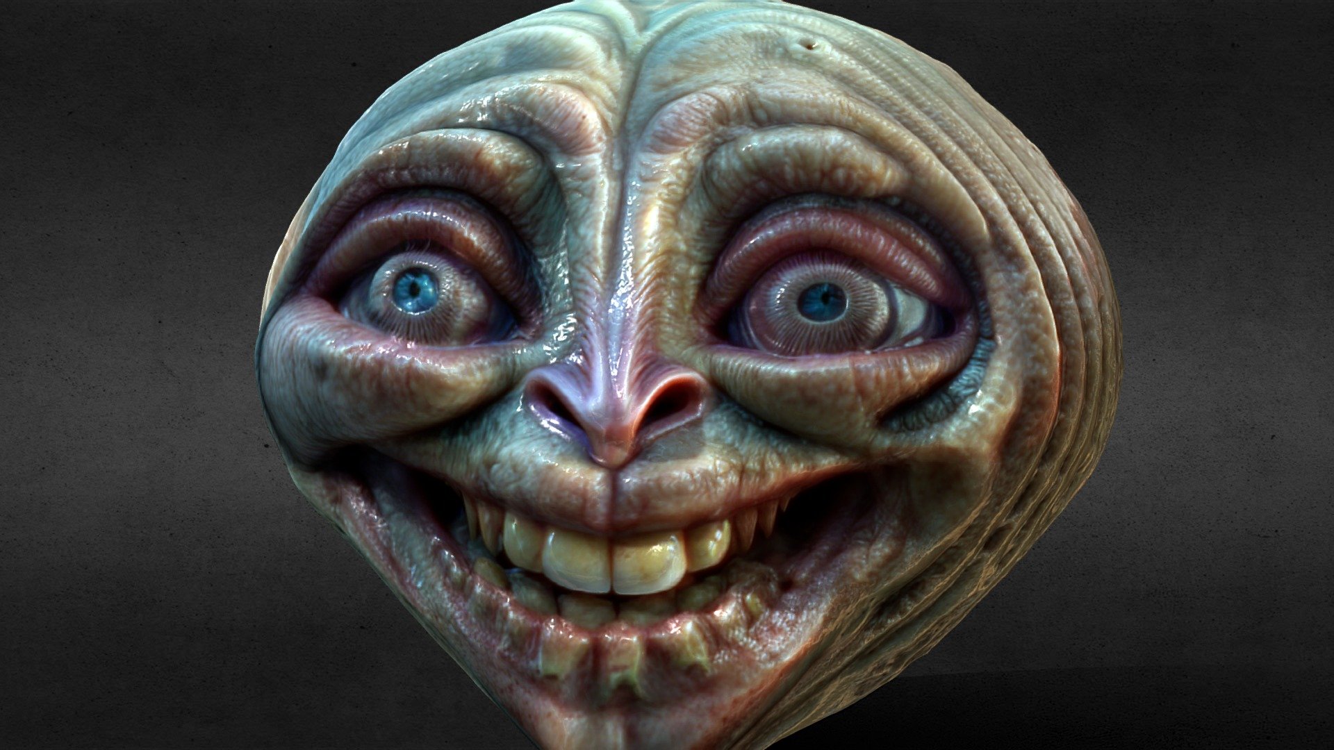 The Very Ugly Alien Trollface
