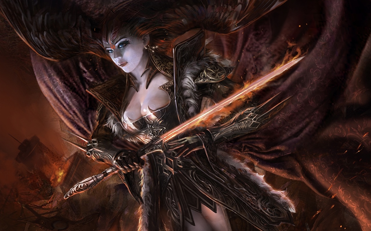 Wallpaper Armor Swords sorcery warrior