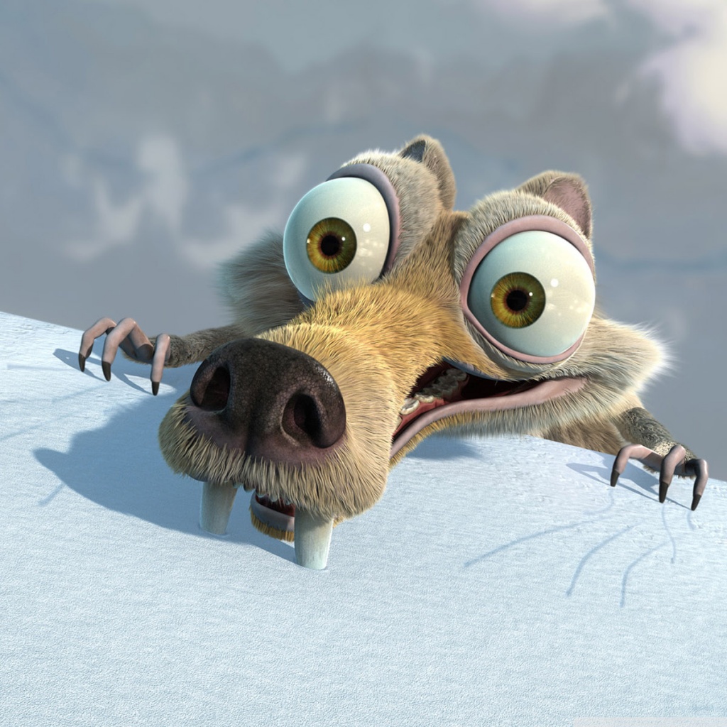 Scrat Ice Age Ultra HD Desktop
