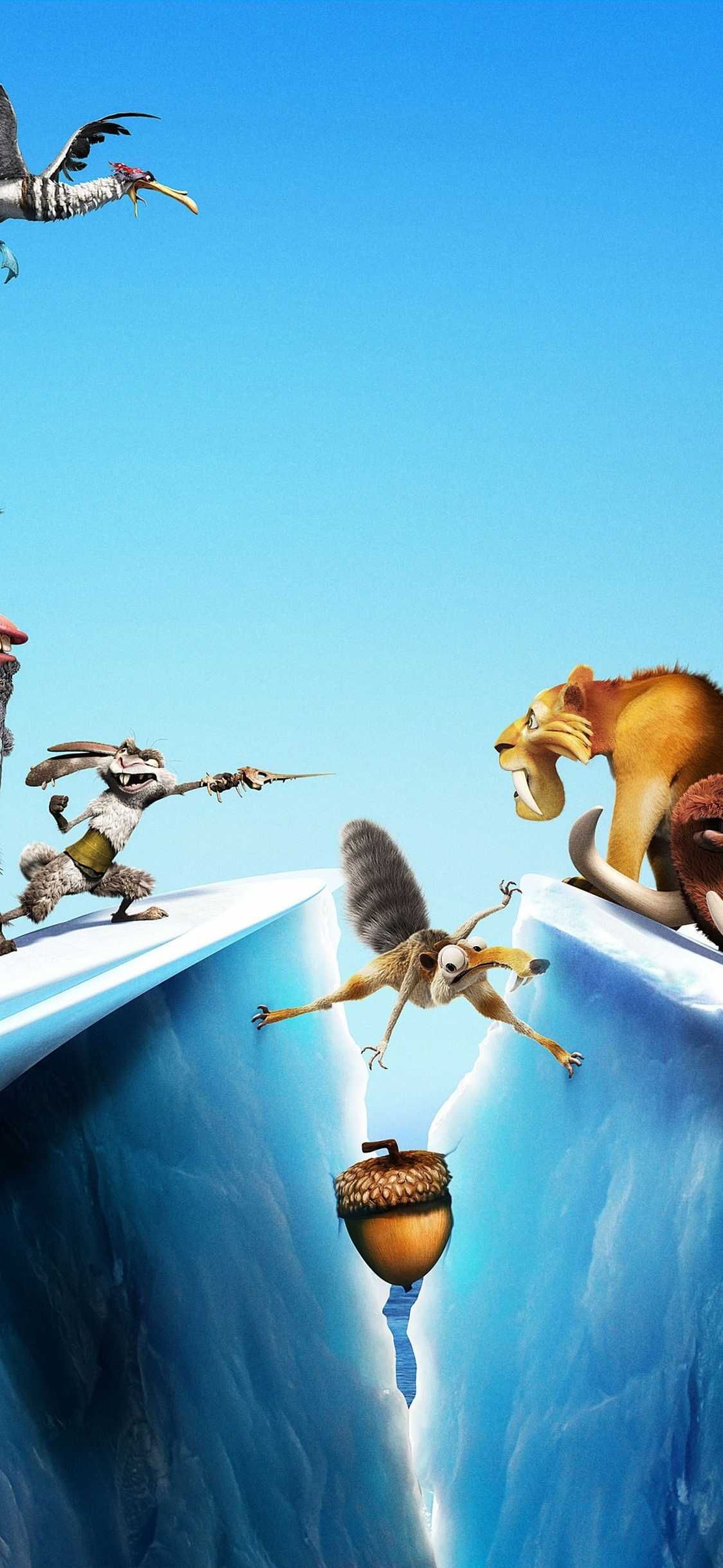 Download wallpaper 1125x2436 ice age