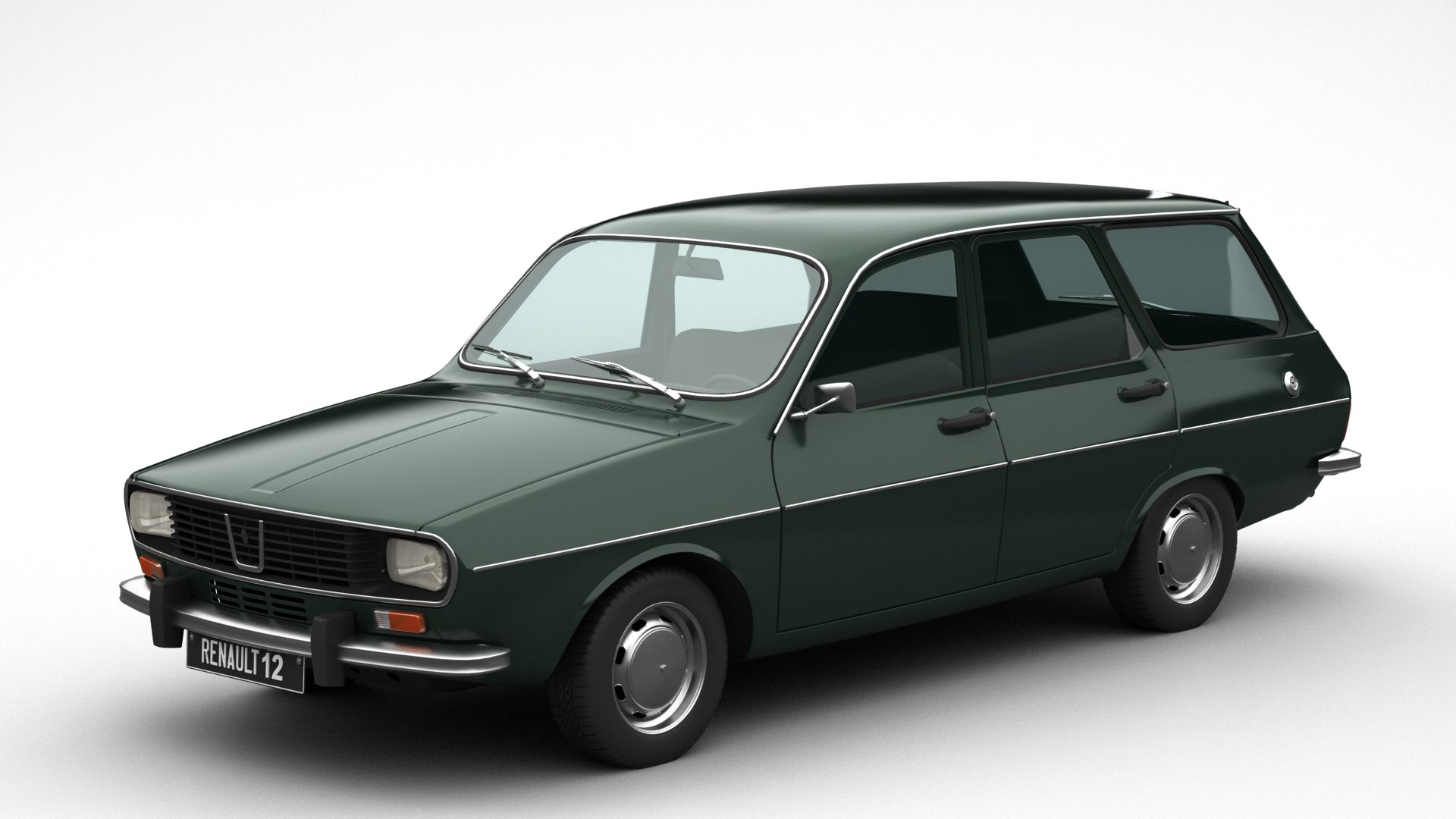 3D Renault 12 TL Break Model