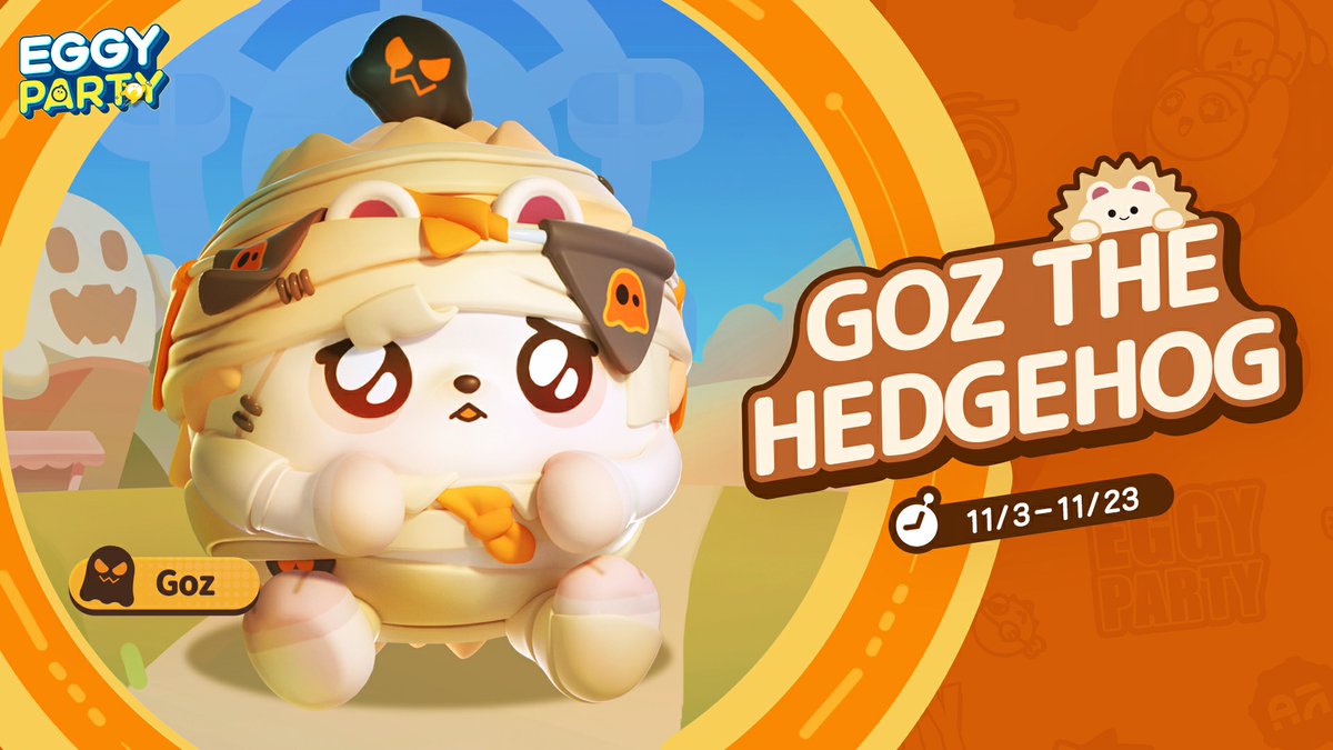 Ready to roll with Goz the hedgehog at