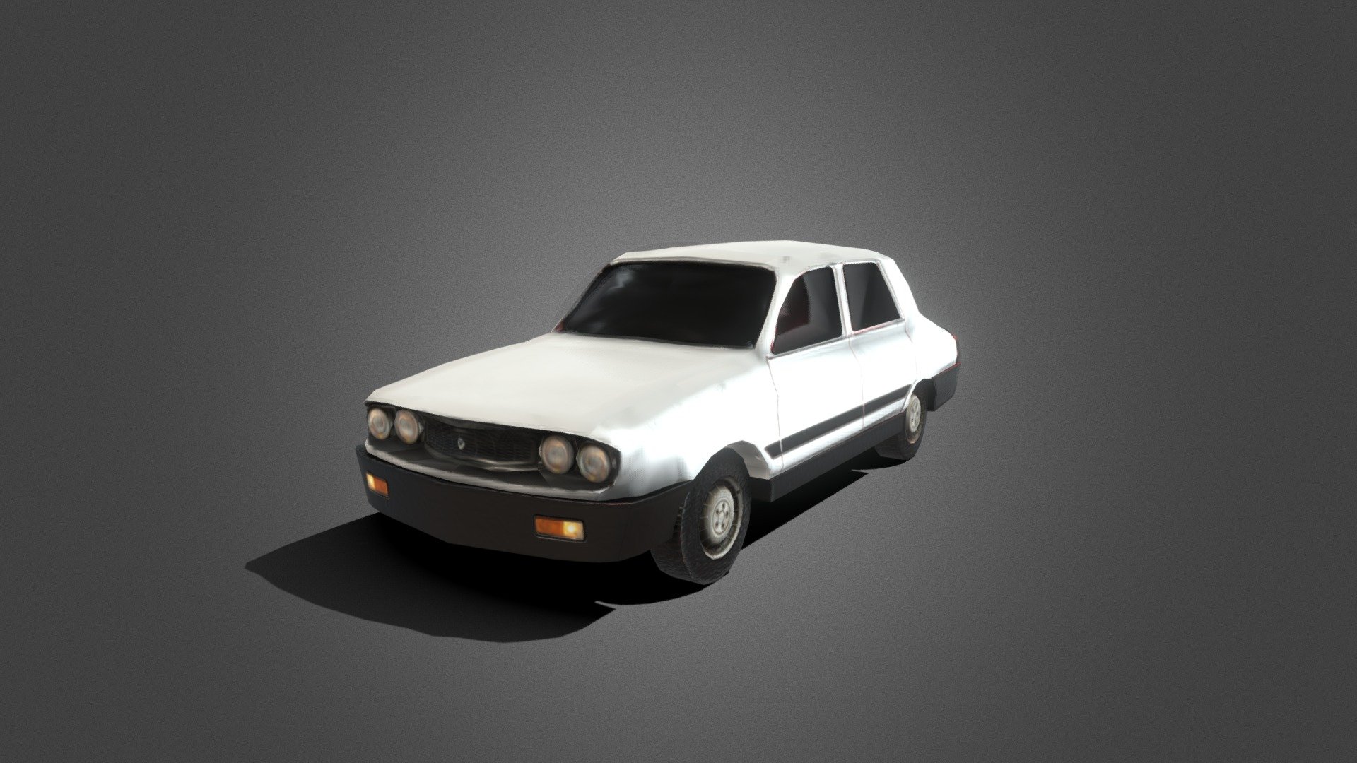 Low Poly Renault 12
