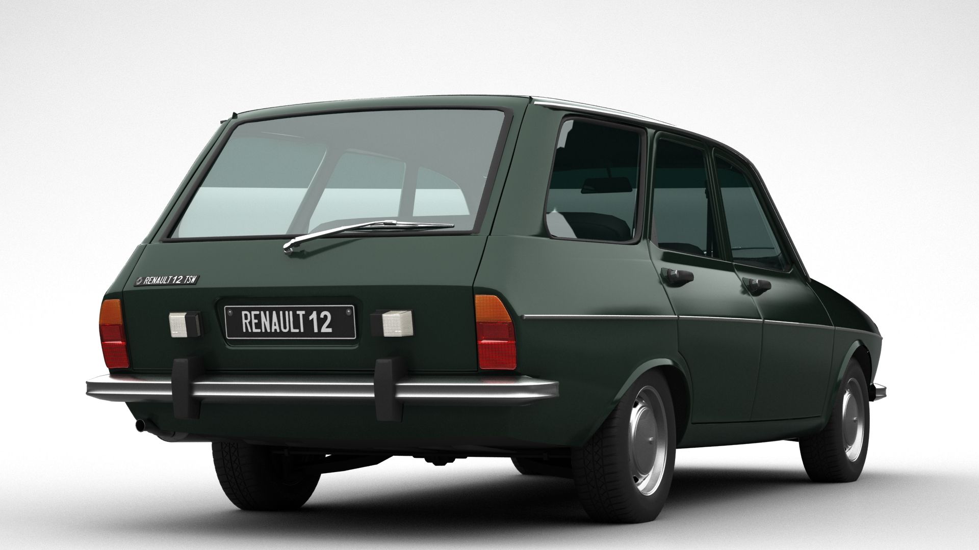 Renault 12 TL Break 3D Model $80