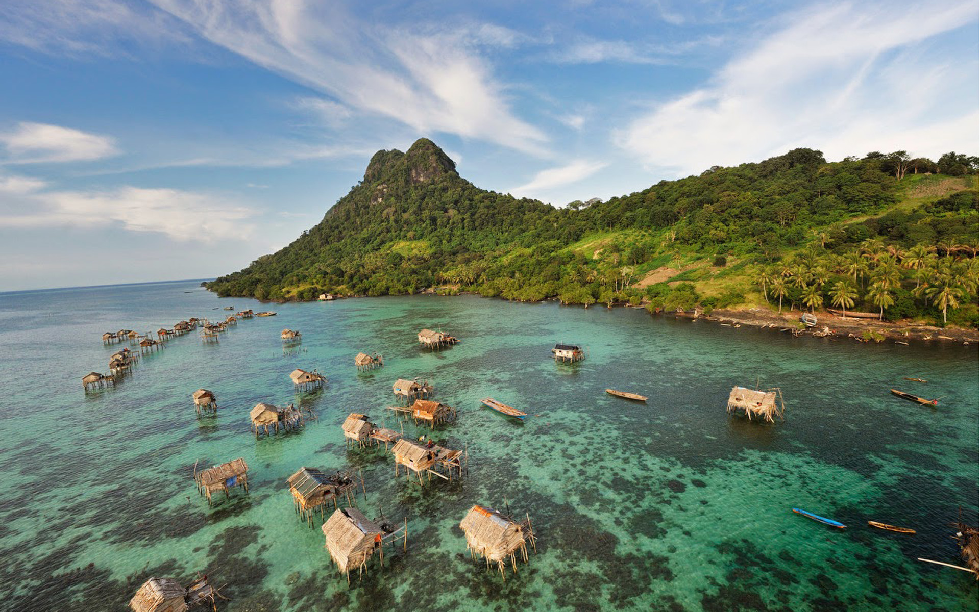 Malaysia Semporna Borneo Aerial Shot Of