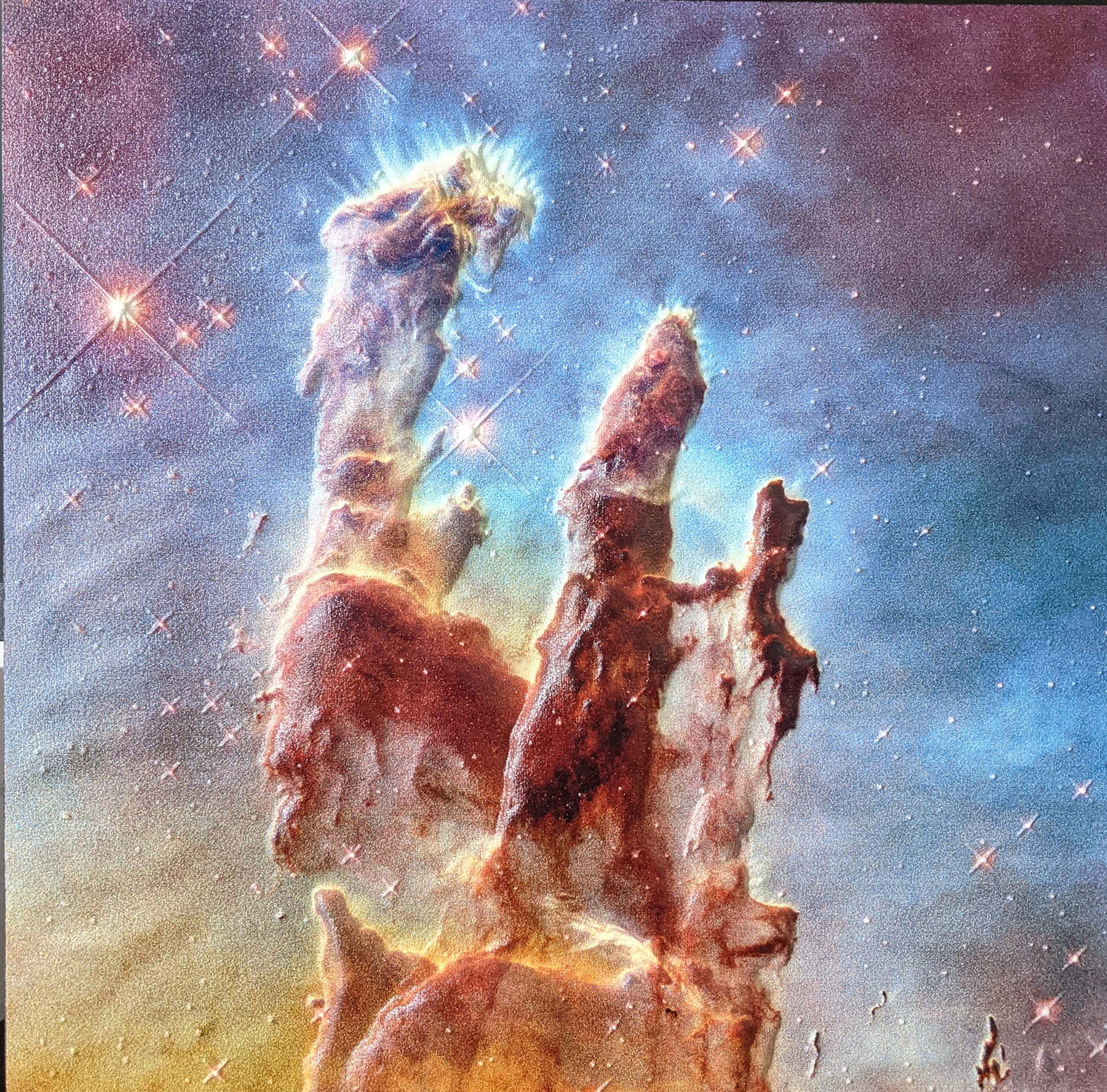 Tactile Panel of Hubble Image