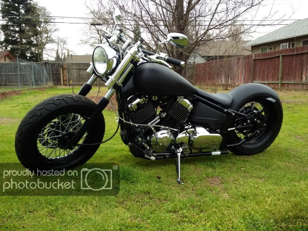 Yamaha v star 650 bobber project