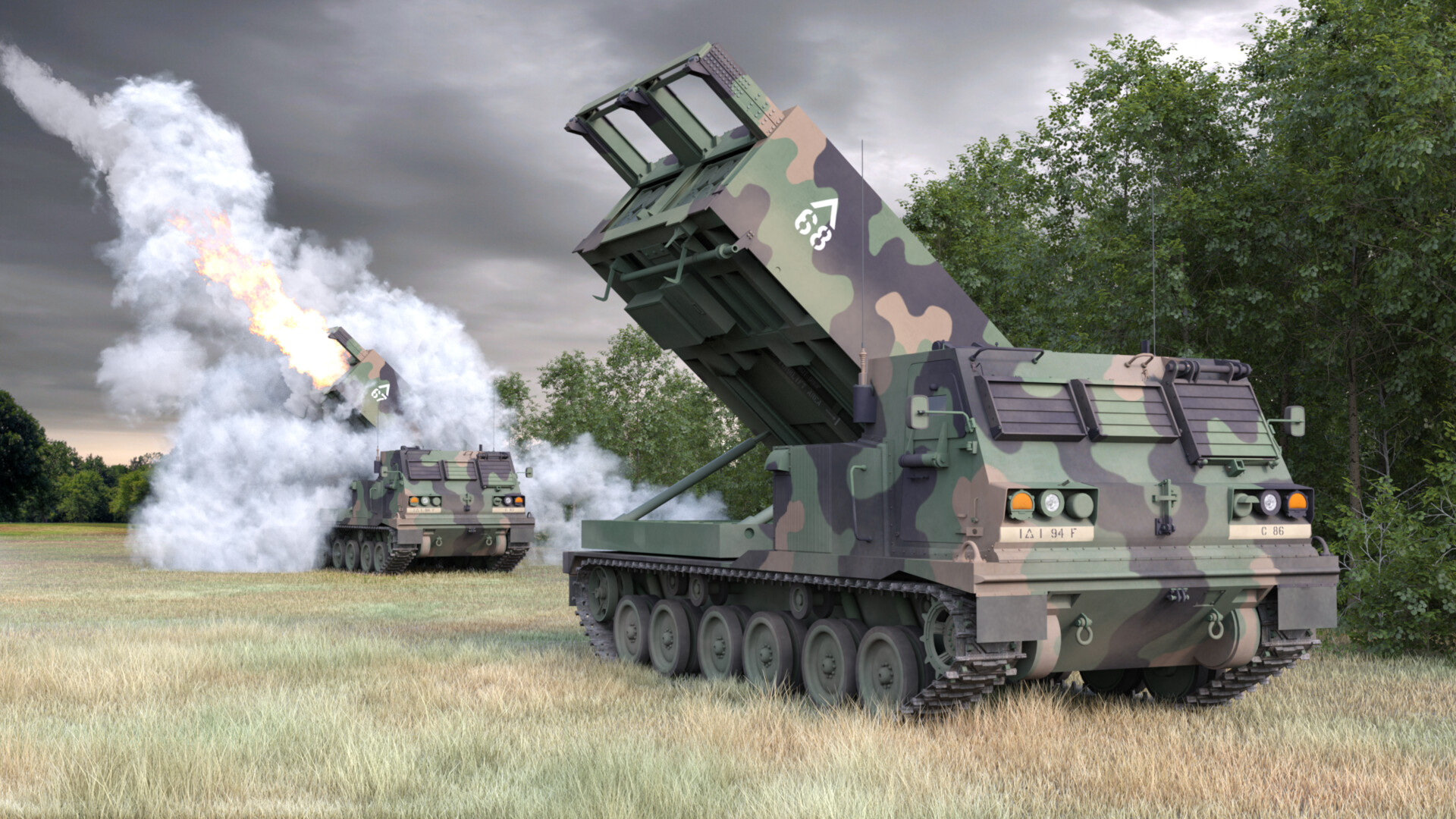 U.S.Army M270 MLRS