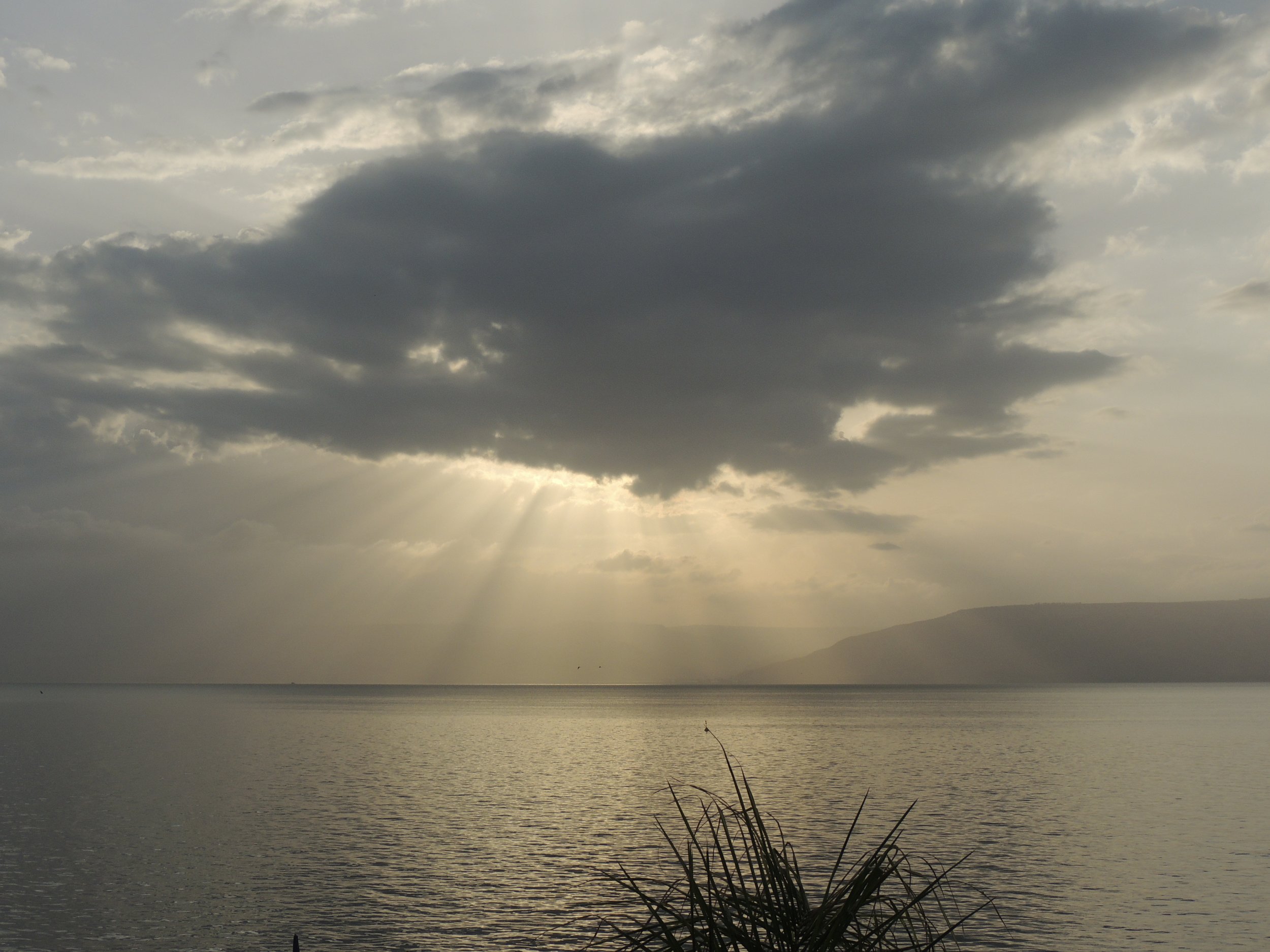 Sunrise on the Sea of Galilee
