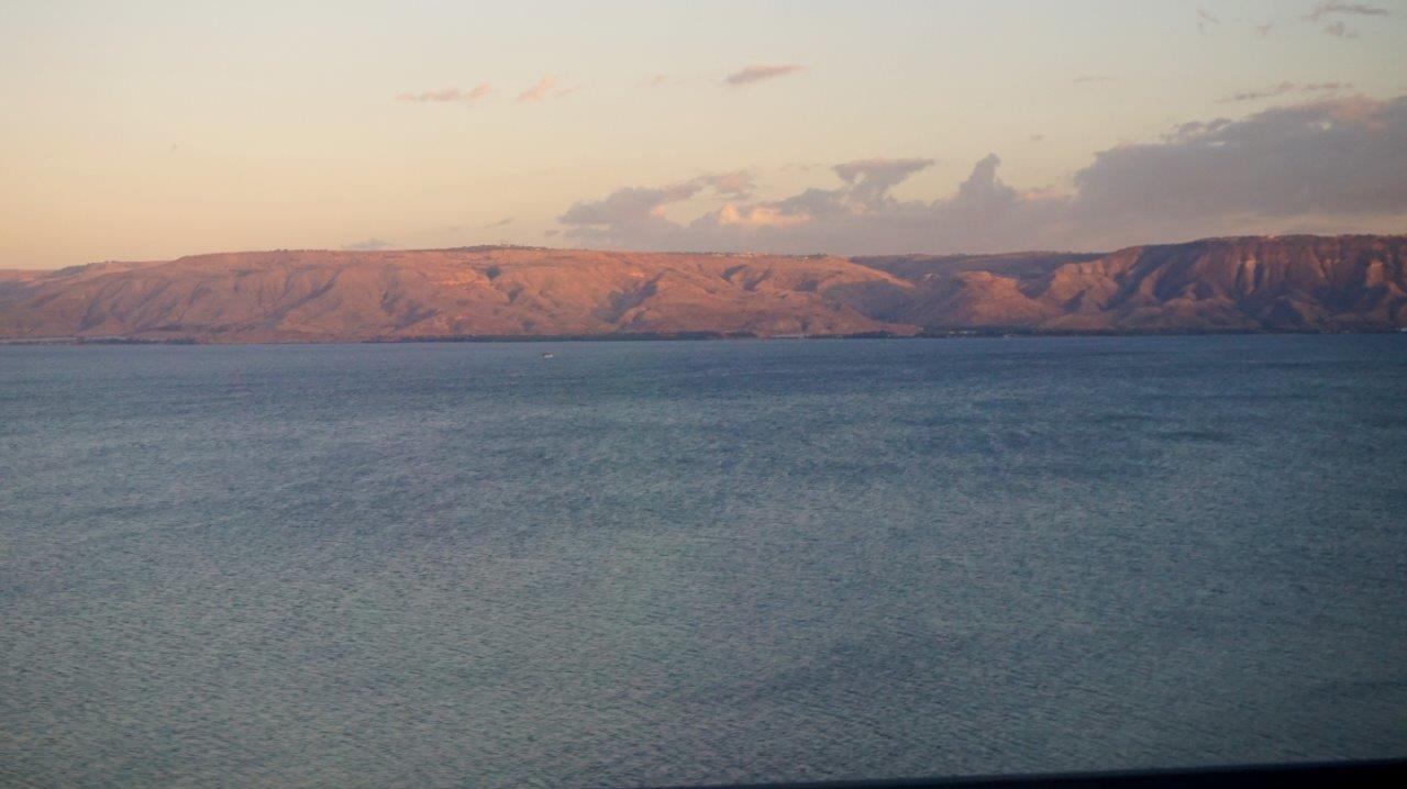 The 'Sea' of Galilee is actually a LAKE