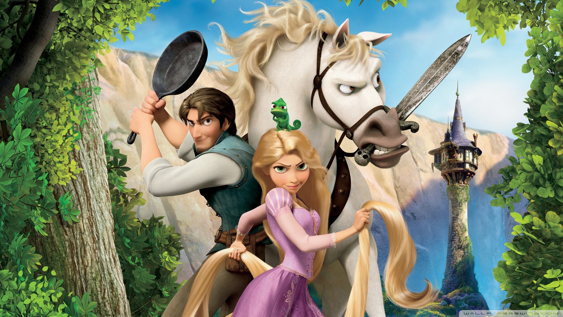 Tangled Rapunzel, Flynn And Maximus