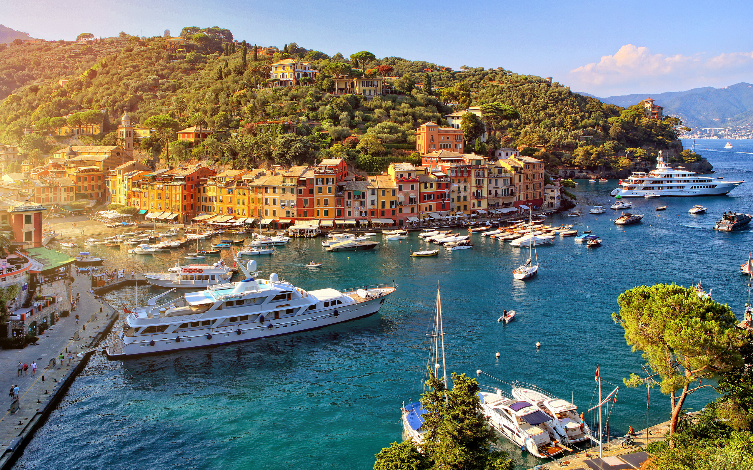 Daily Wallpaper: Sunset in Portofino