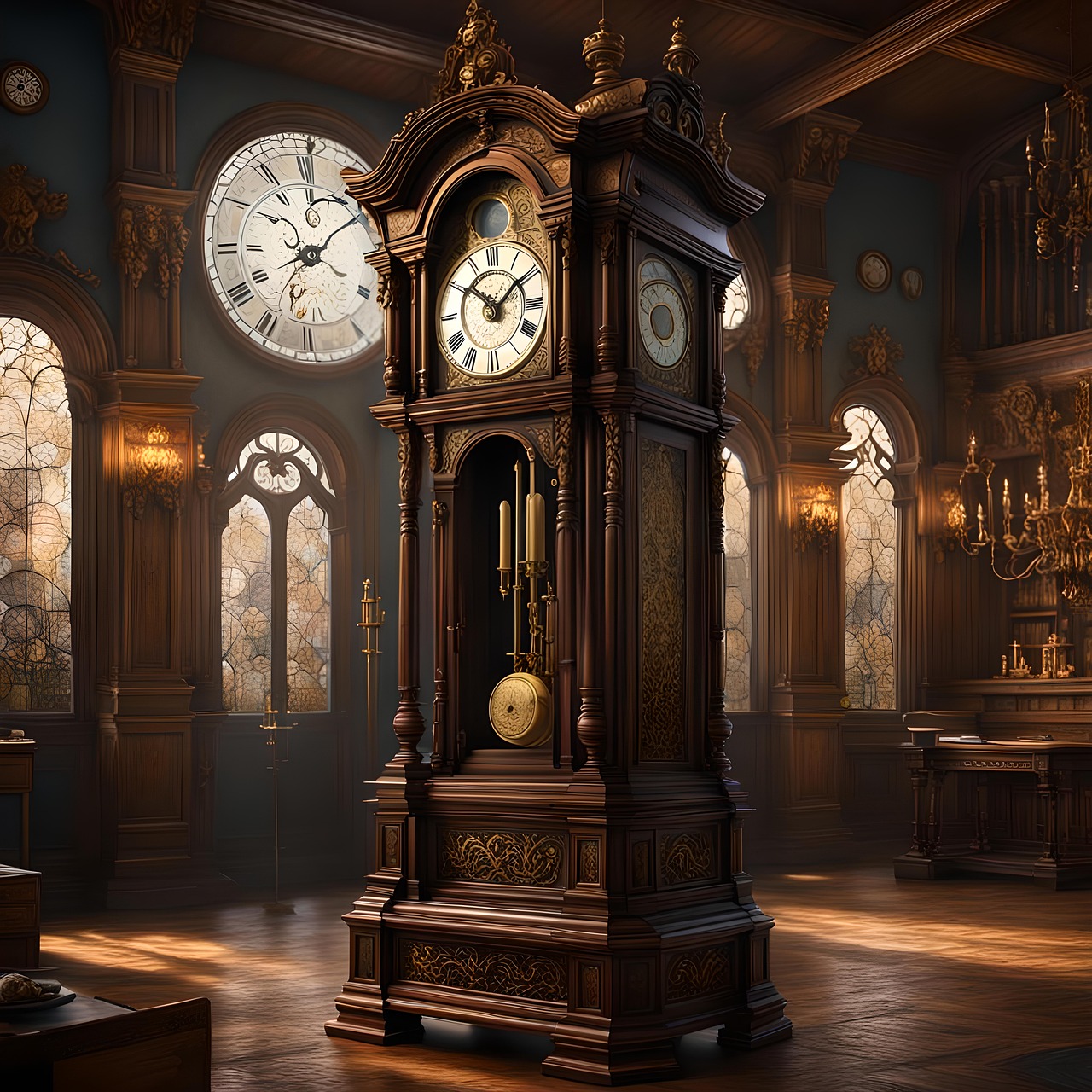 Download Grandfather Clock, Clock, Time