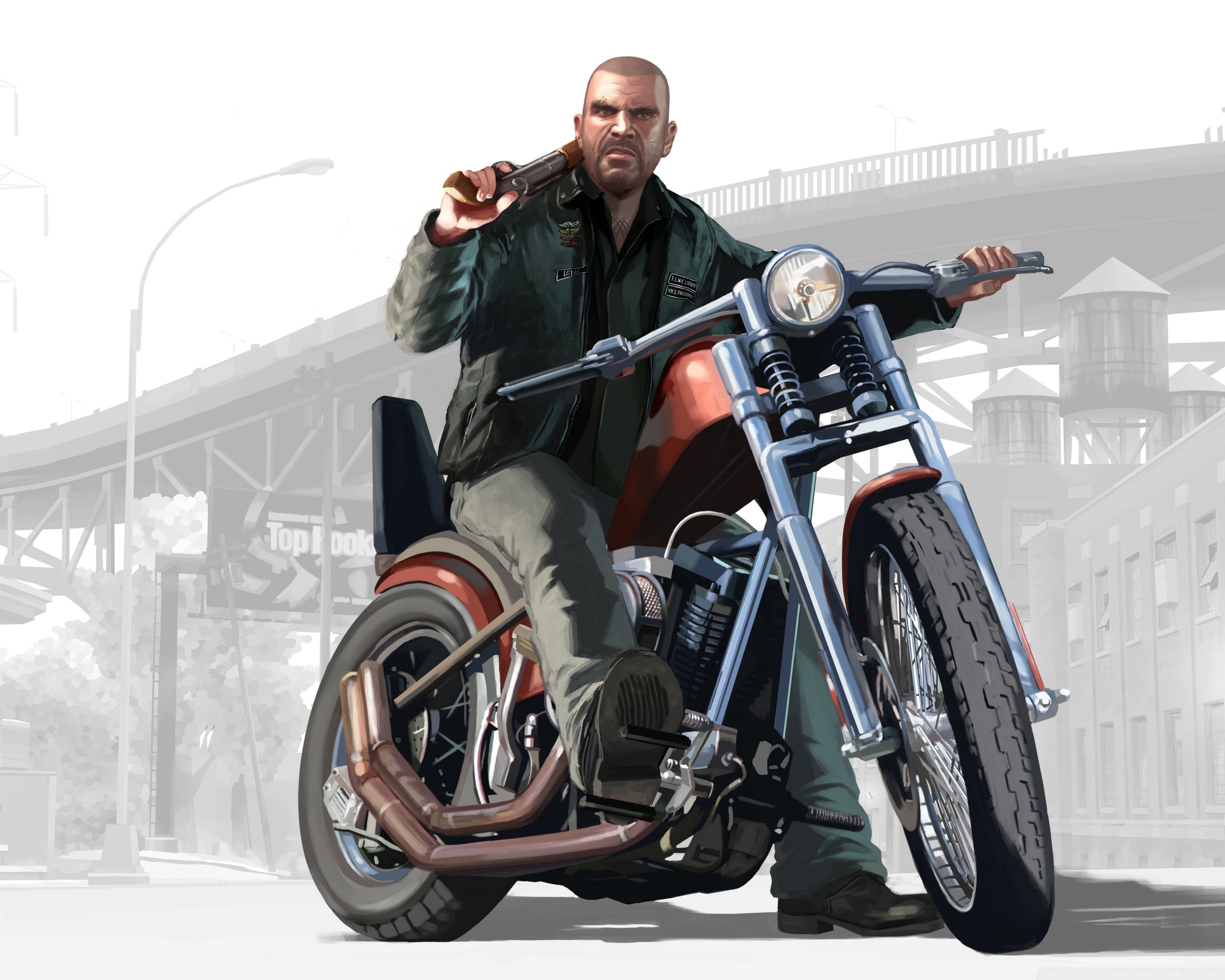 GTA Motorcycle Ultra HD Desktop