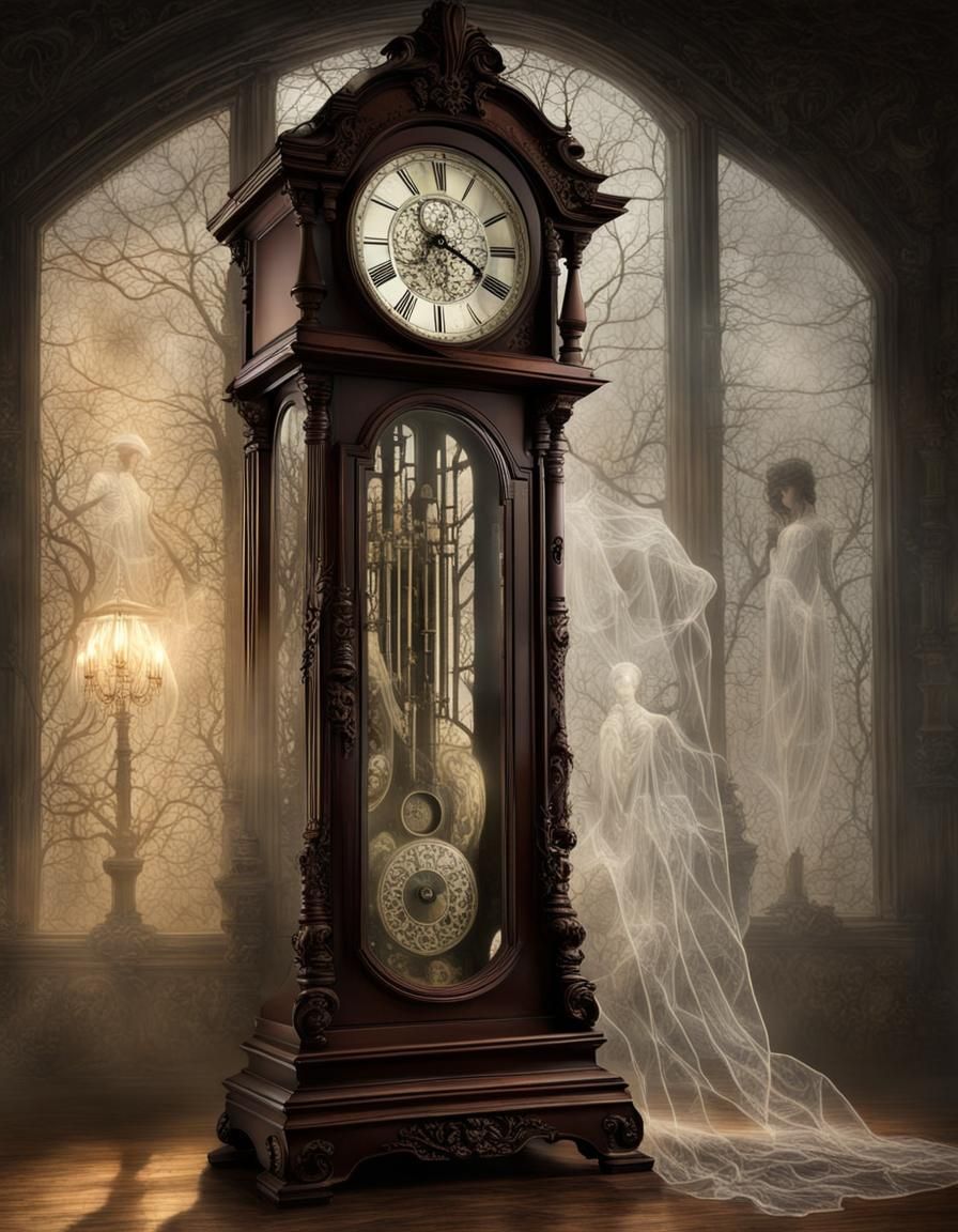Haunting Grandfather Clock
