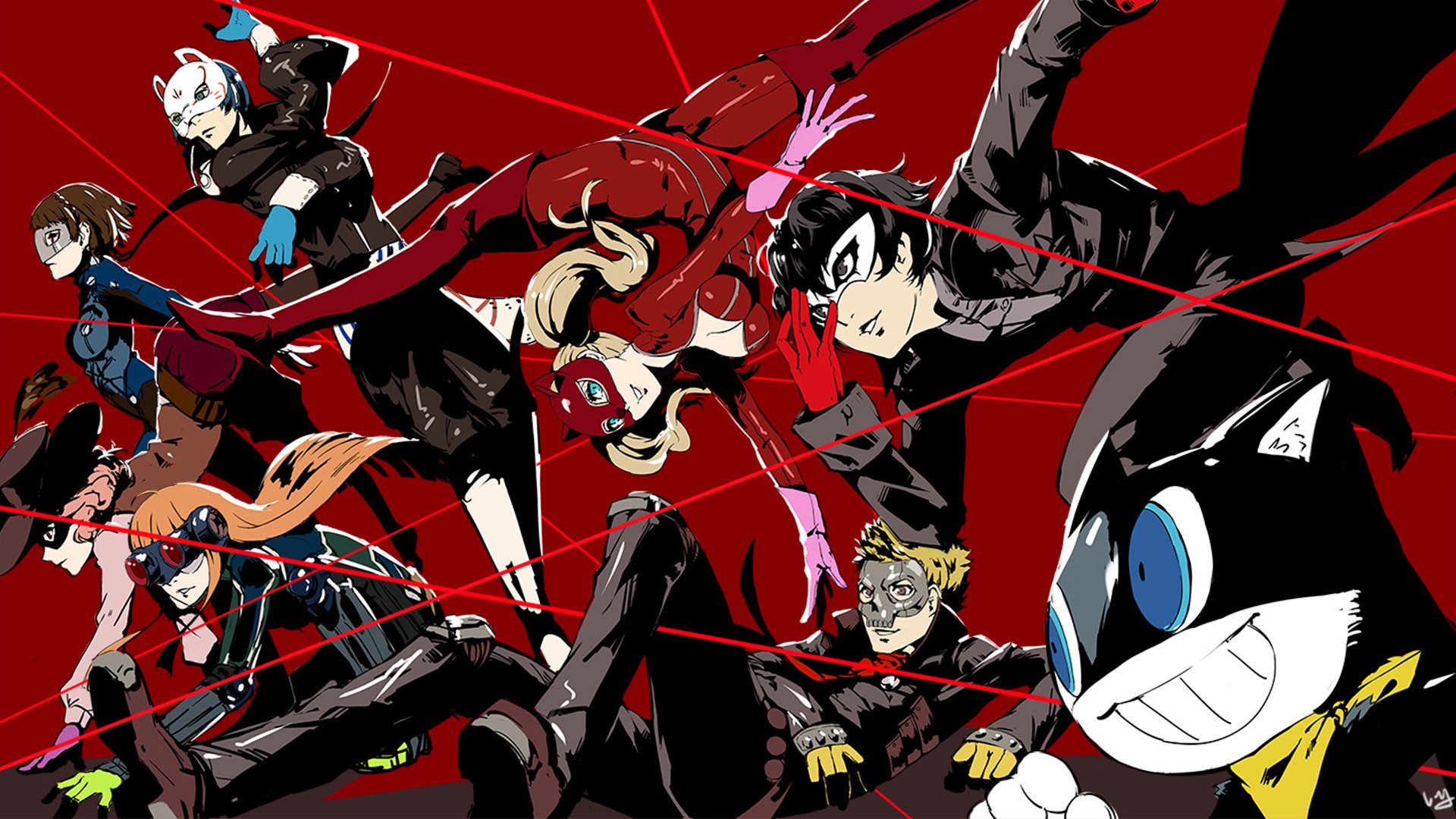 Persona 5 Team HD Wallpaper