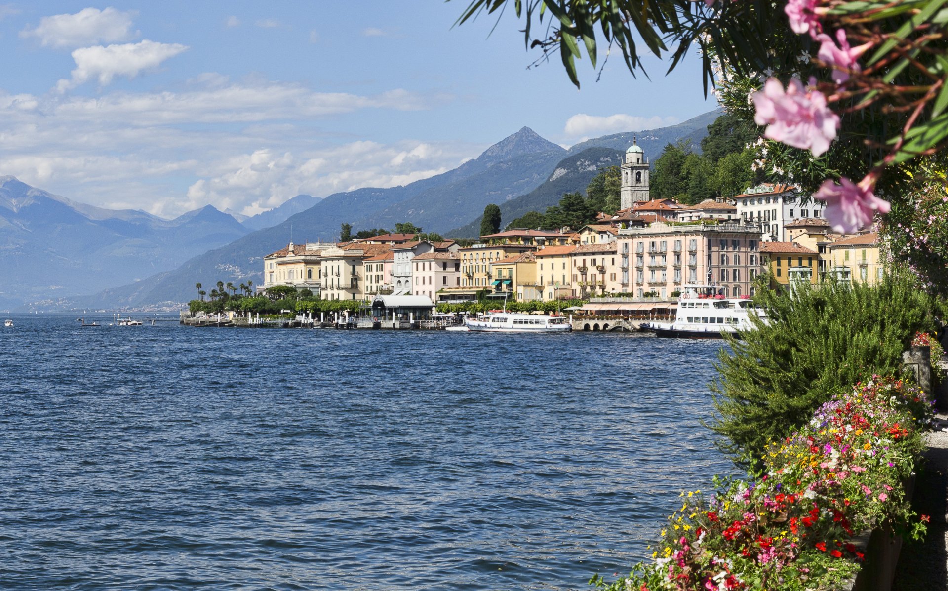 Lake Como Bellagio Italy Lombardy Man
