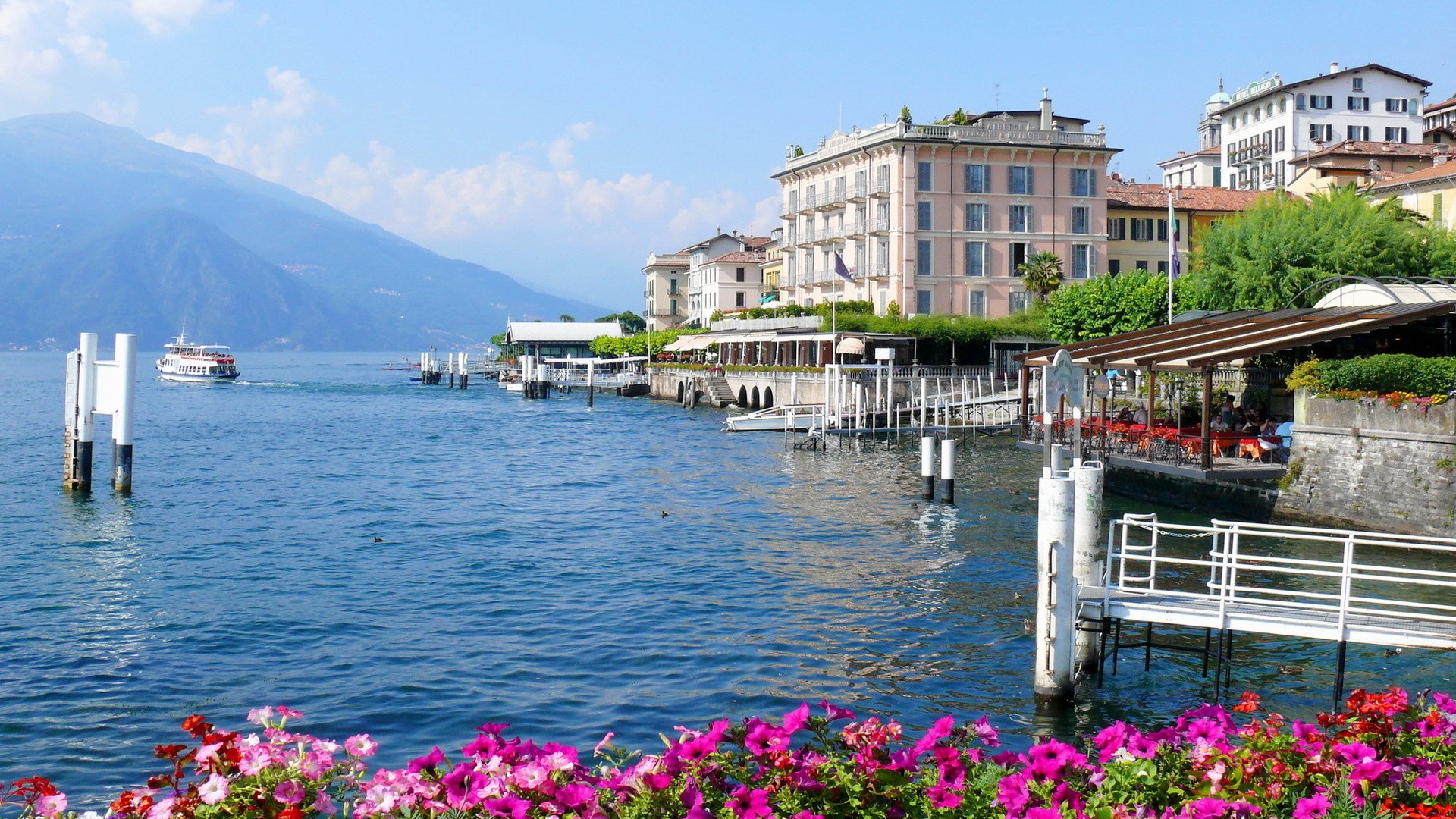 landscape, Lake Como, Bellagio, Italy